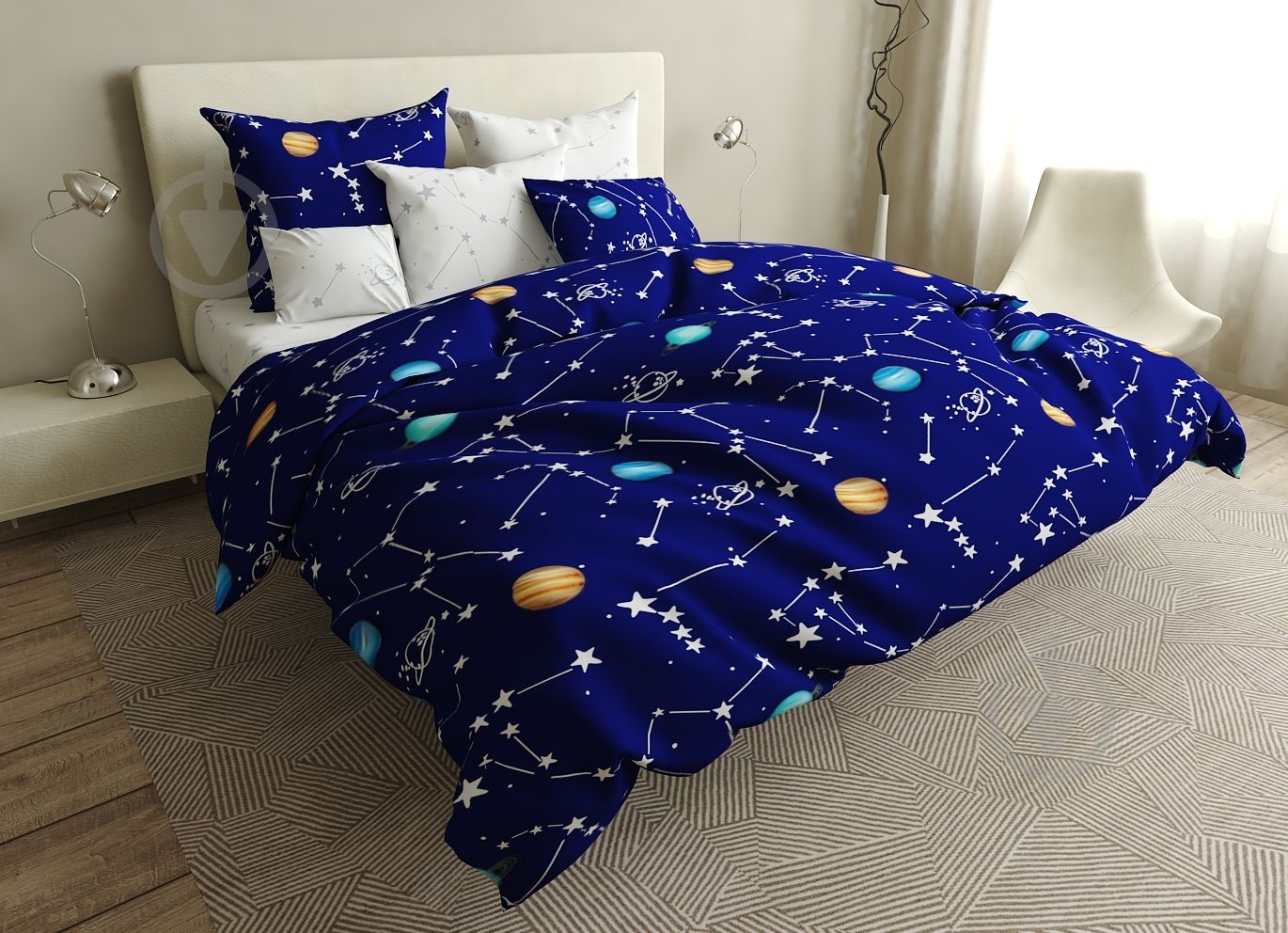 Наволочка сатин 22-1242 Peterboro 40x60 см мульти MirSon - фото 1 Наволочка сатин 22-1242 Peterboro 40x60 см мульти MirSon - фото 1