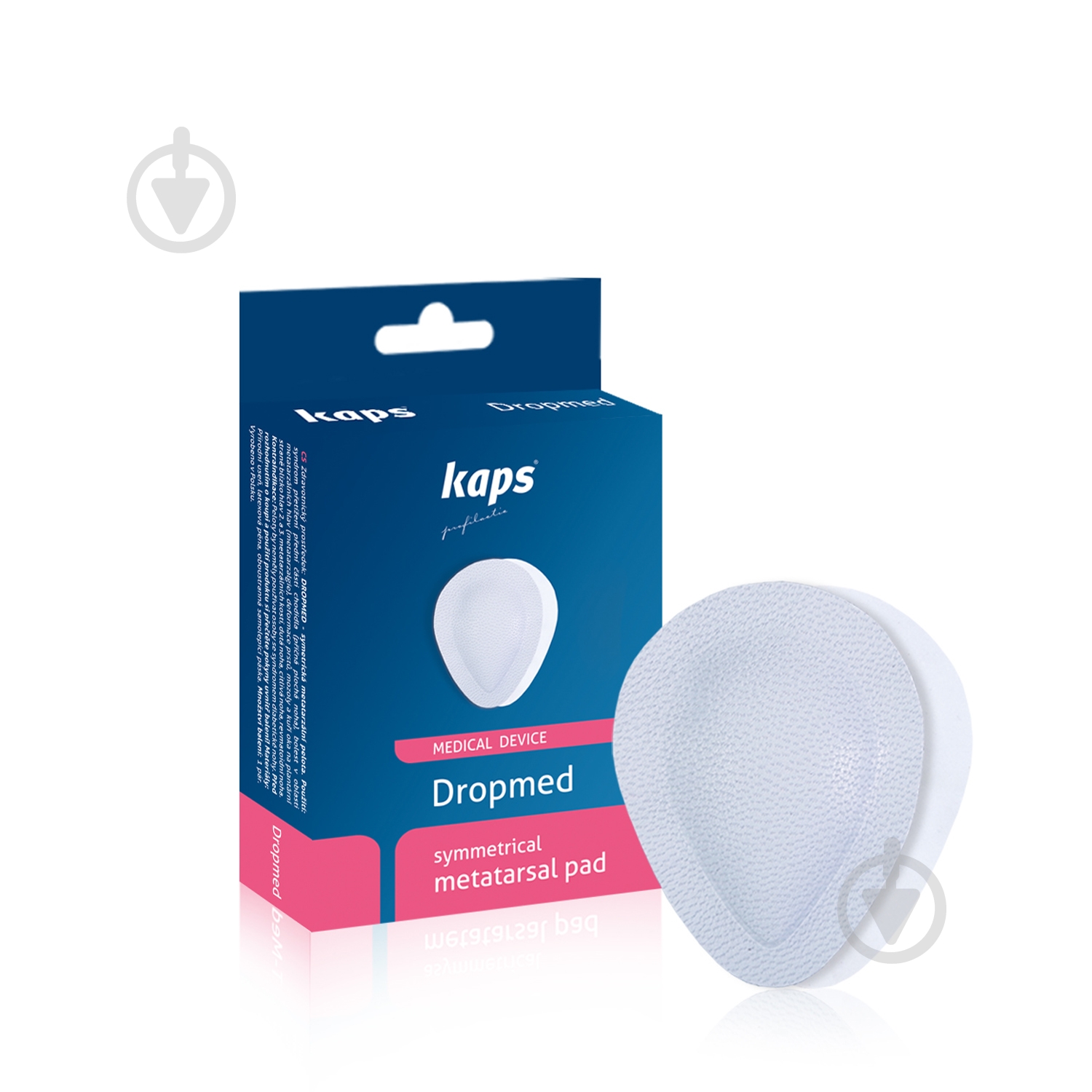 Вставка для пяток Kaps Dropmed Kaps р.35-37 белый - фото 1