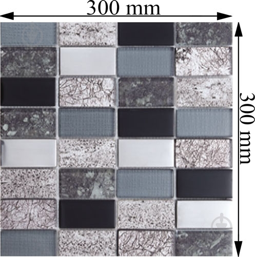 Мозаїка Intermatex Infinity Black 30x30 - фото 2