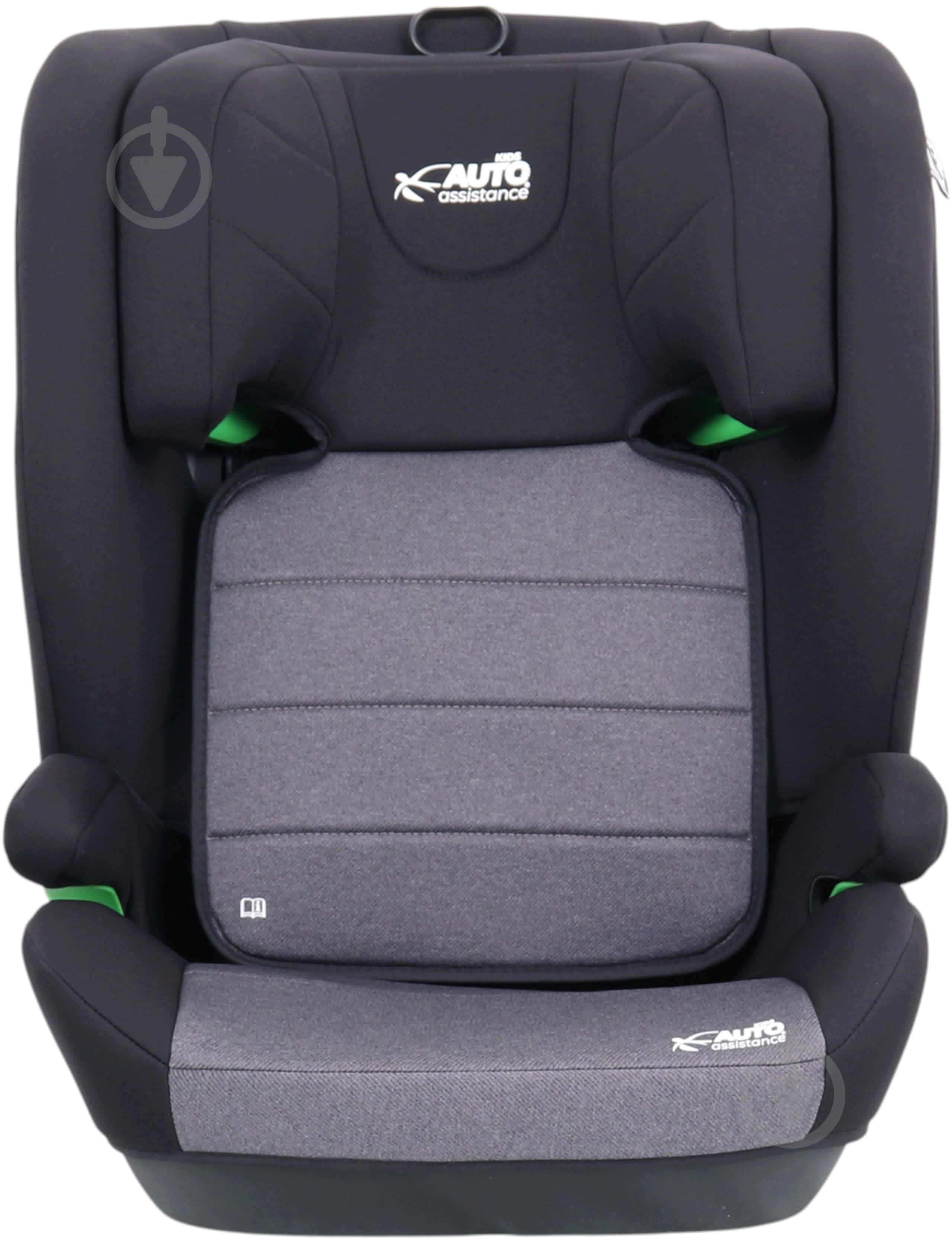 Автокресло Auto Assistance AA17-B черно-серый - фото 1