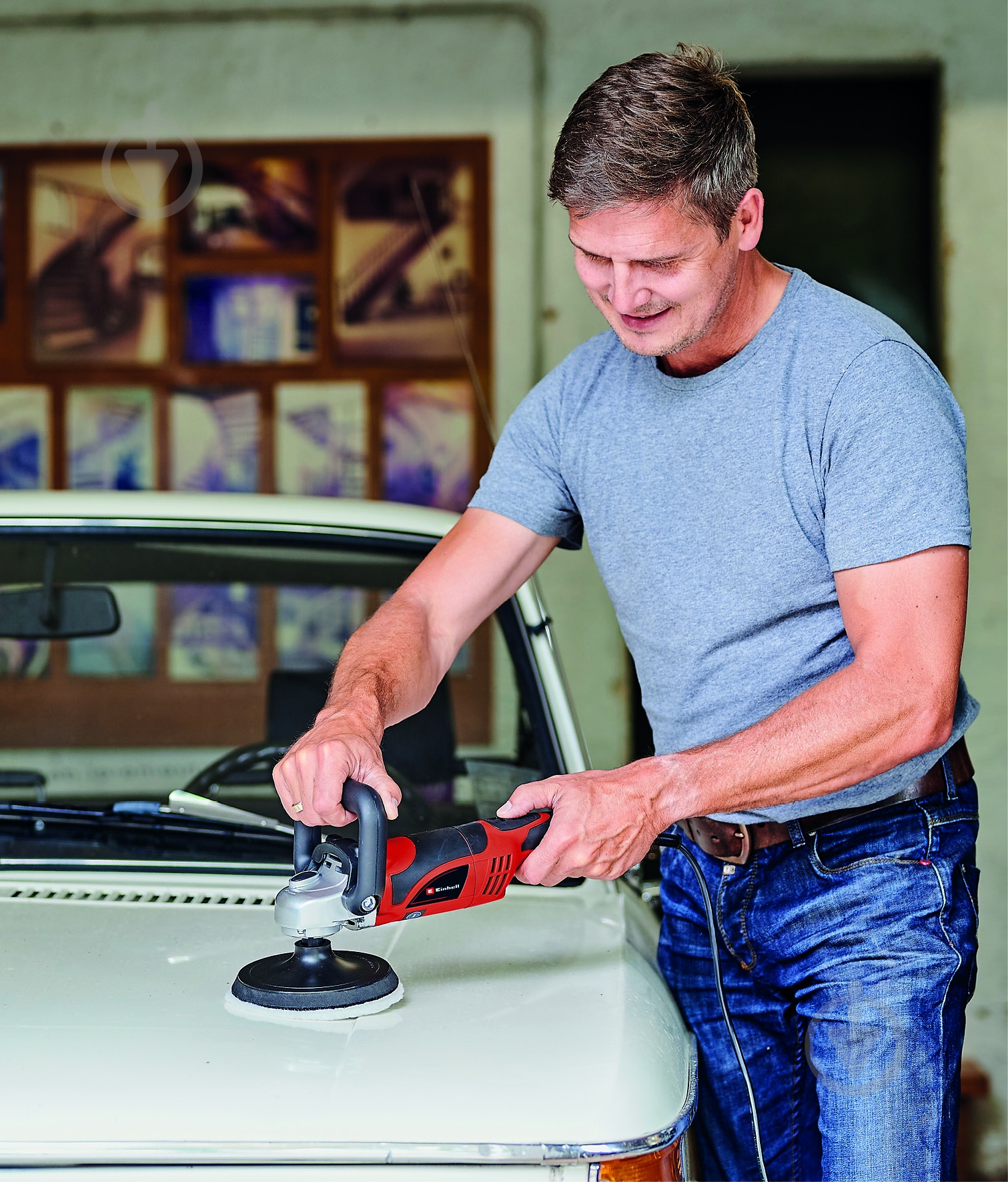 Полировальная машина Einhell CC-PO 1100/150 E 2093275 - фото 2