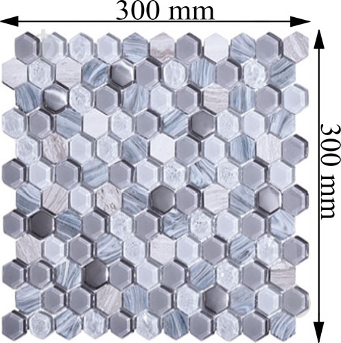 Мозаика Intermatex Living Grey 30x30 - фото 2