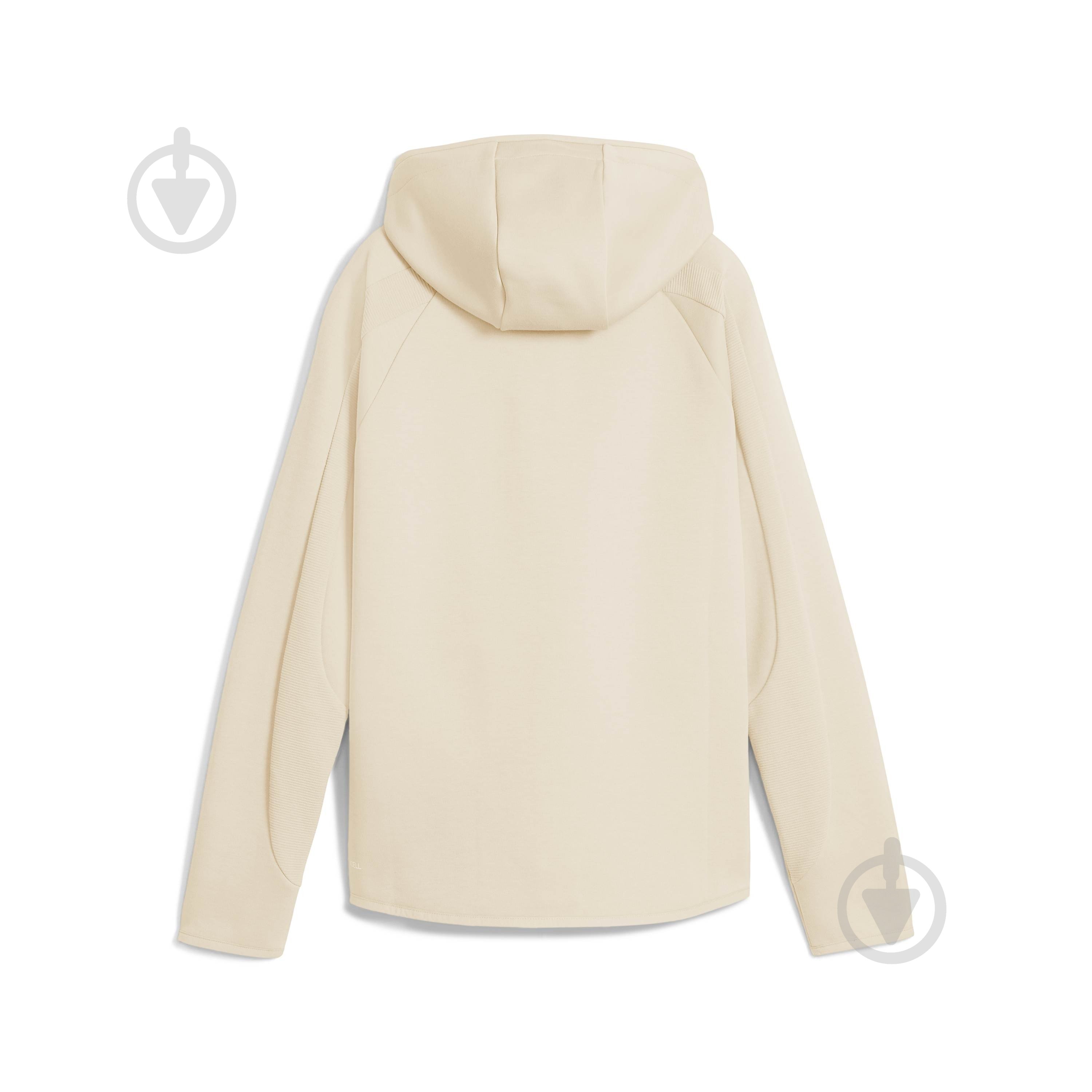 Джемпер Puma EVOSTRIPE FULL-ZIP HOODIE DK 68814187 р.L бежевый - фото 5