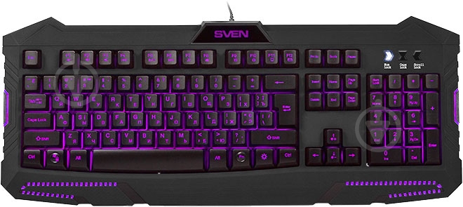 Клавиатура Sven Challenge 9100 (00600182) USB black - фото 4