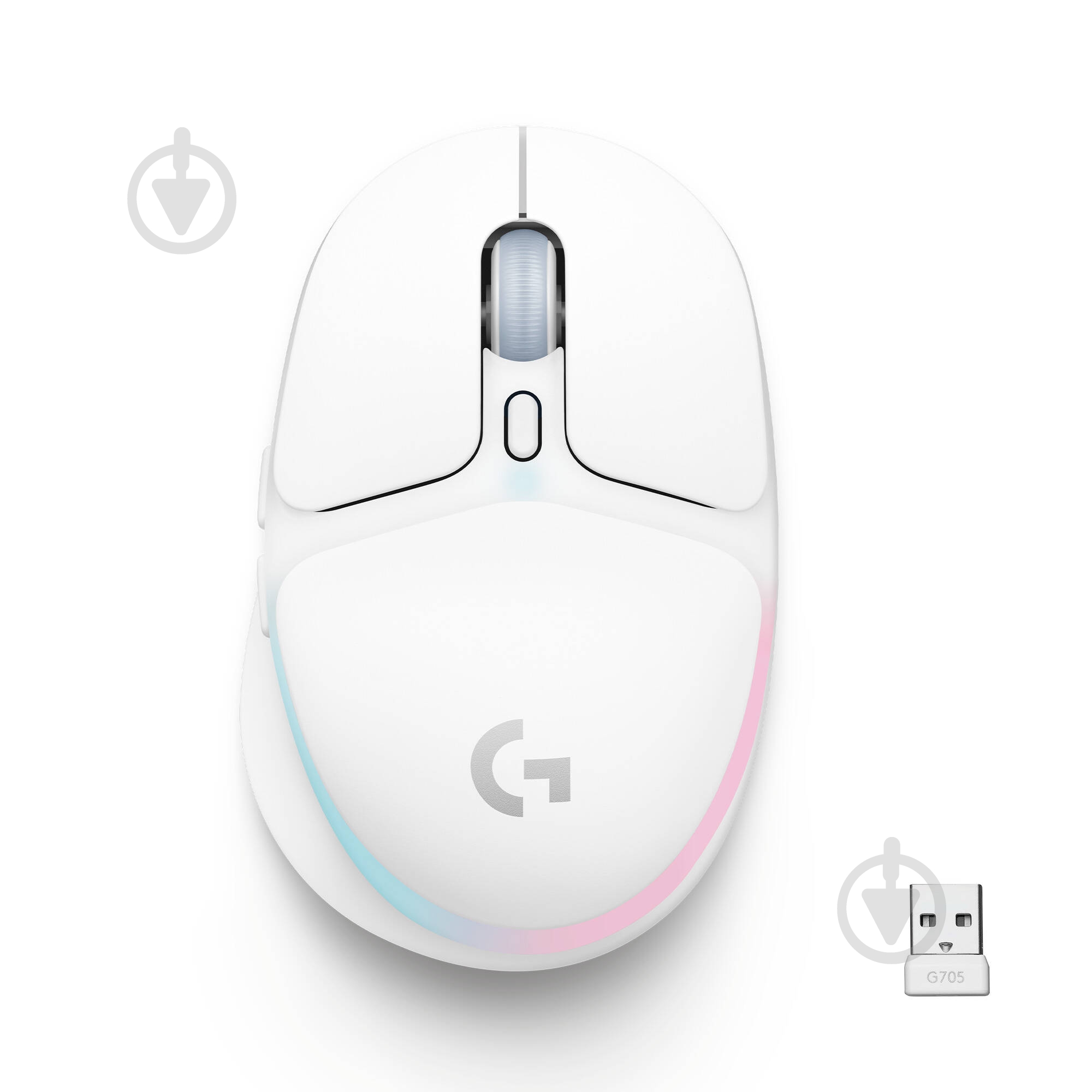 Мышка беспроводная Logitech G705 Wireless Gaming Mouse white (910-006367) - фото 1 Мышка беспроводная Logitech G705 Wireless Gaming Mouse white (910-006367) - фото 1