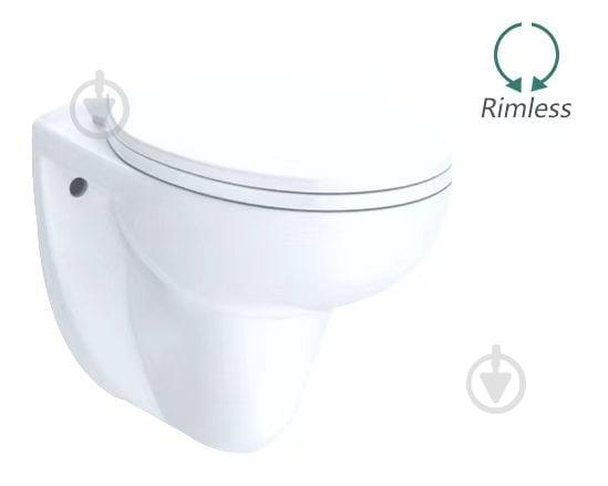 Унитаз подвесной Grace RIO безоботковий RIMLESS - фото 2