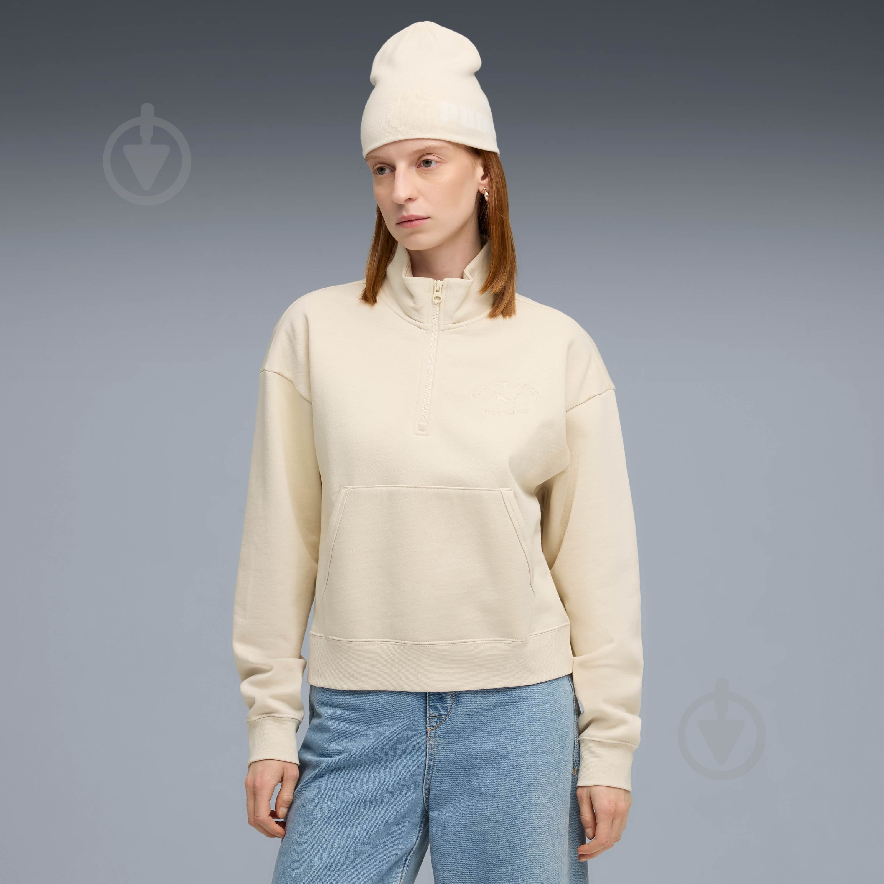 ᐉ Джемпер Puma PUMA CLASS Comfort Half-Zip Short Crew FL 68813887