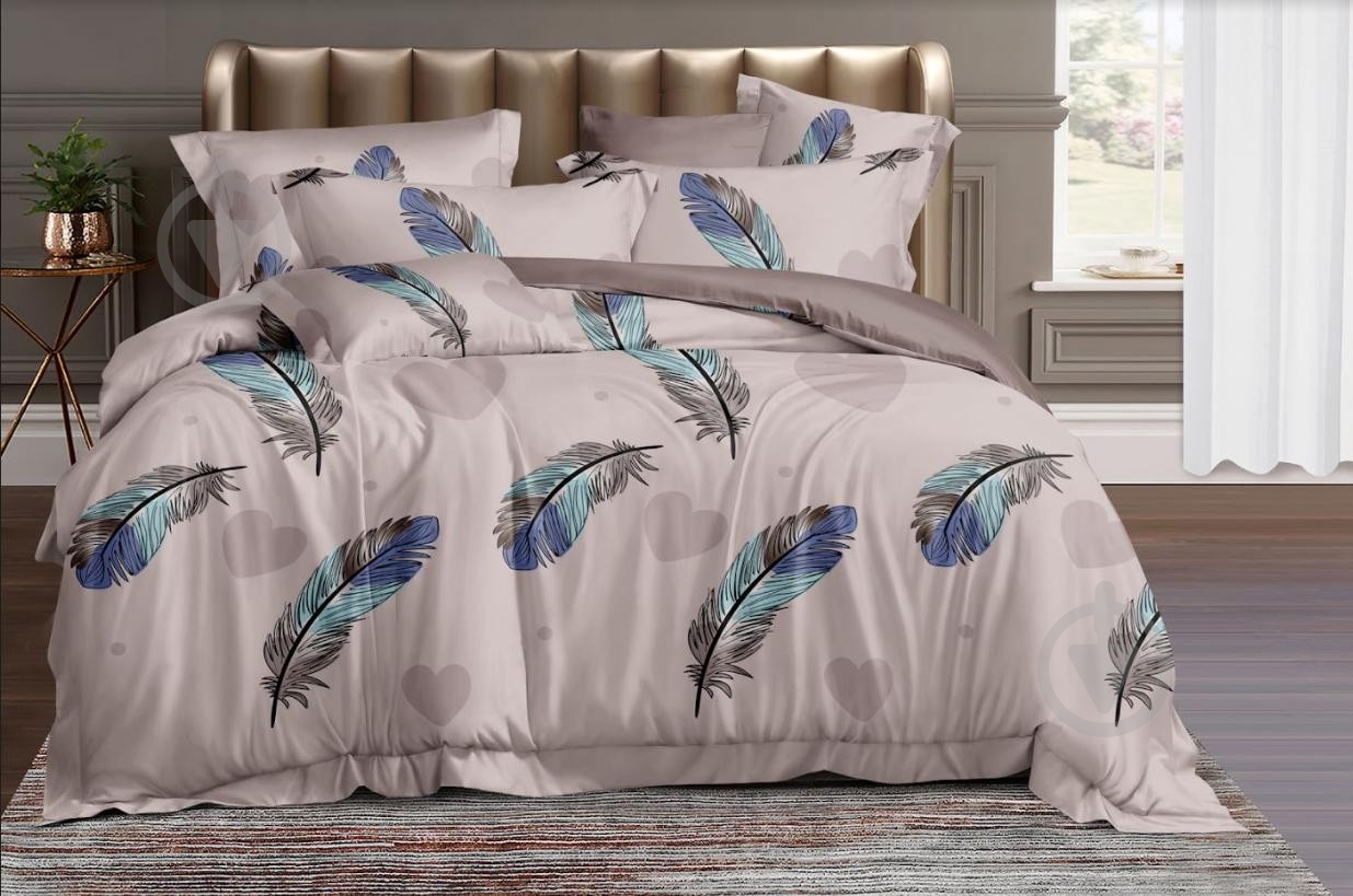 Наволочка сатин 22-1310 Peacock feathers 70x70 см мульти MirSon - фото 1 Наволочка сатин 22-1310 Peacock feathers 70x70 см мульти MirSon - фото 1