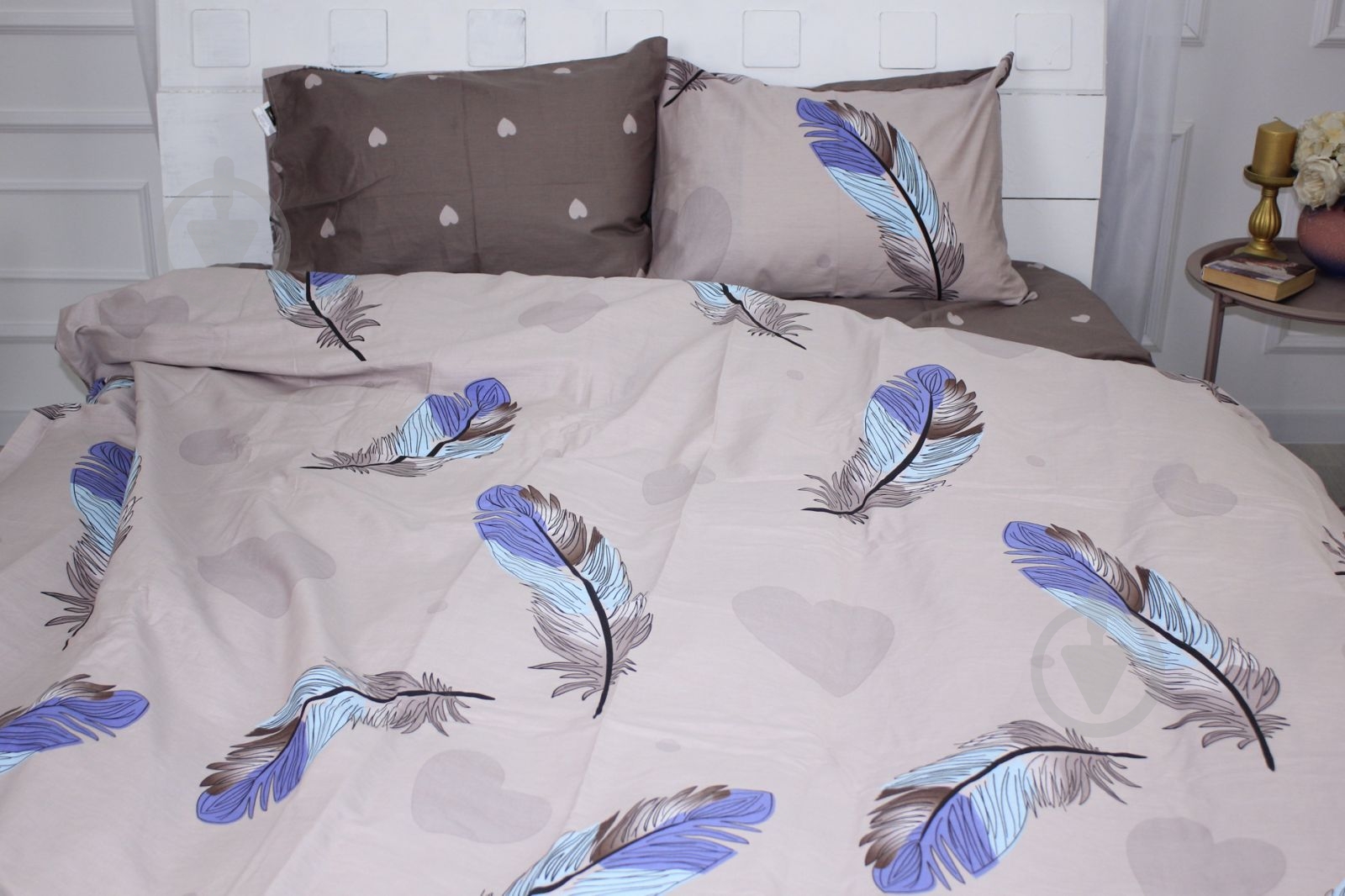 Наволочка сатин 22-1310 Peacock feathers 70x70 см мульти MirSon - фото 5 Наволочка сатин 22-1310 Peacock feathers 70x70 см мульти MirSon - фото 5