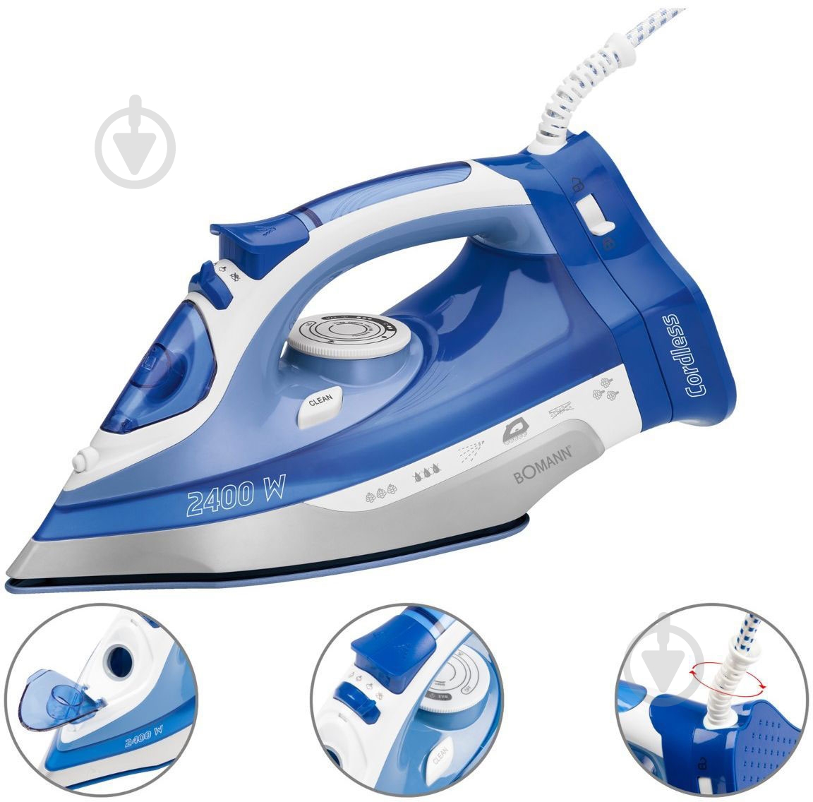 Утюг Bomann DB 6006 CB - фото 4 Утюг Bomann DB 6006 CB - фото 4