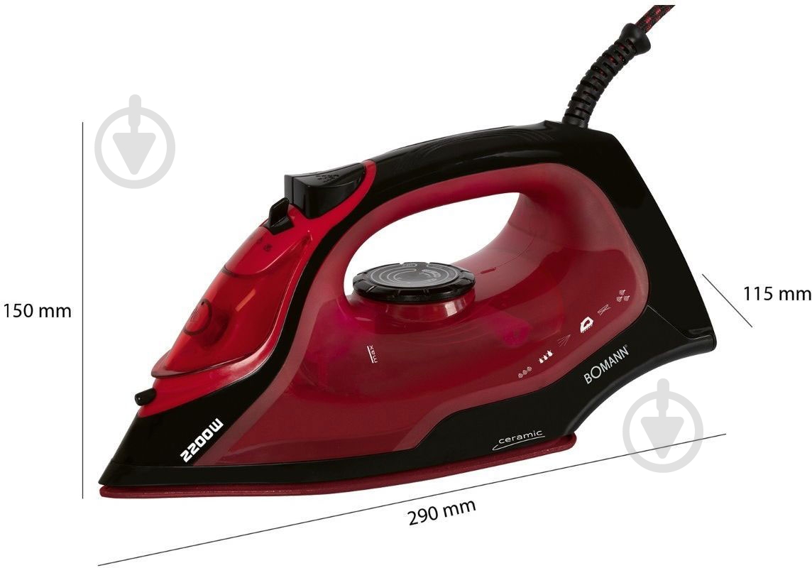 Утюг Bomann DB 6035 CB - фото 6