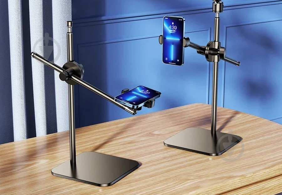 Держатель для смартфона ZJ-FP01 Black (6930539534926) RTAKO - фото 8 Держатель для смартфона ZJ-FP01 Black (6930539534926) RTAKO - фото 8