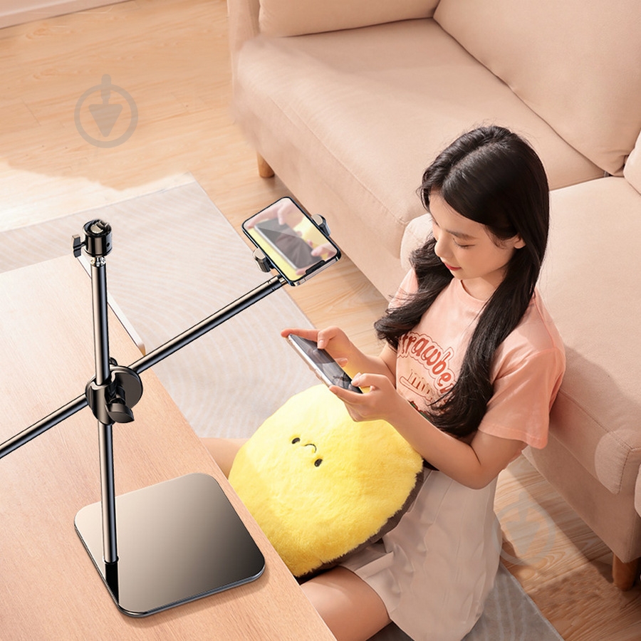 Держатель для смартфона ZJ-FP01 Black (6930539534926) RTAKO - фото 6 Держатель для смартфона ZJ-FP01 Black (6930539534926) RTAKO - фото 6