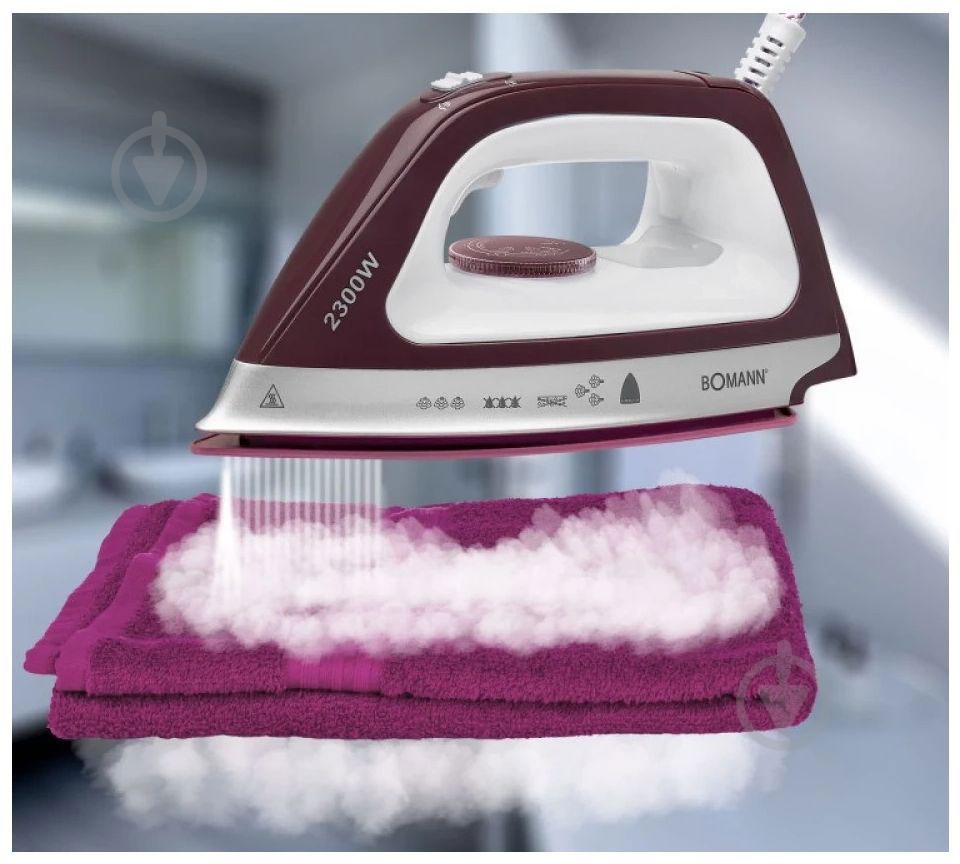 Праска з парогенератором Bomann DBS 6034 CB - фото 5 Праска з парогенератором Bomann DBS 6034 CB - фото 5