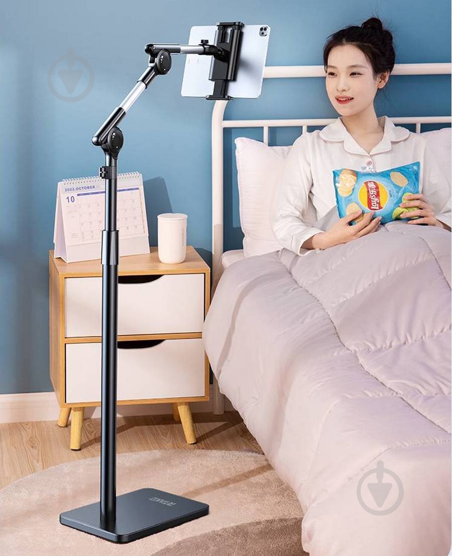 Держатель для смартфона LD052 Black (6930539533615) RTAKO [019] Black - фото 7