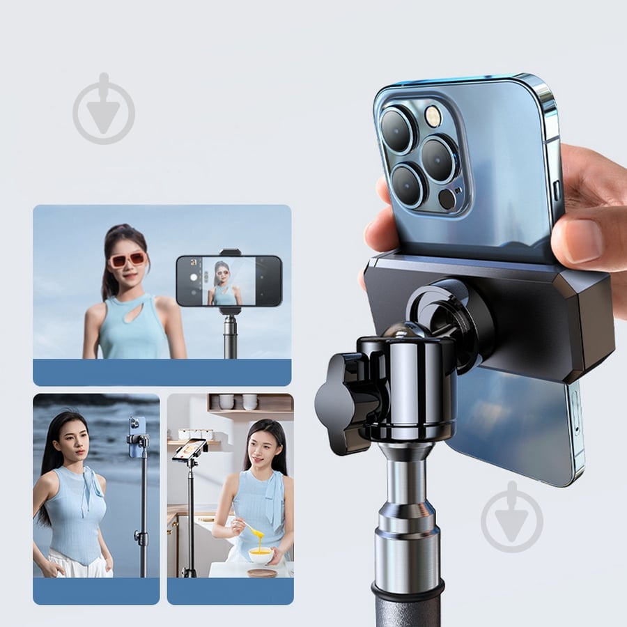 Штатив RTAKO RLD-001 Matte Carbon Steel Tripod 1.7 м Black (6975068278620) - фото 7 Штатив RTAKO RLD-001 Matte Carbon Steel Tripod 1.7 м Black (6975068278620) - фото 7