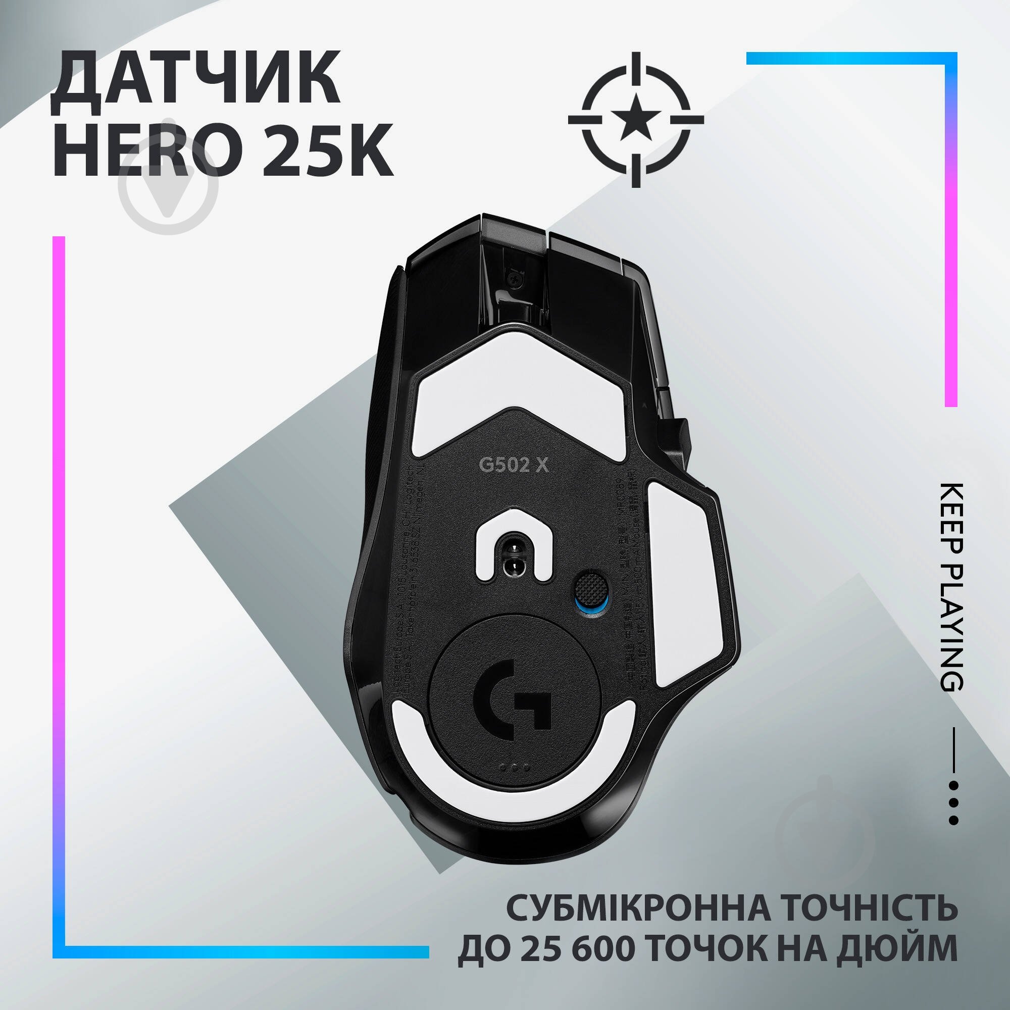 Мышка беспроводная Logitech G502 X Plus black (910-006162) - фото 4