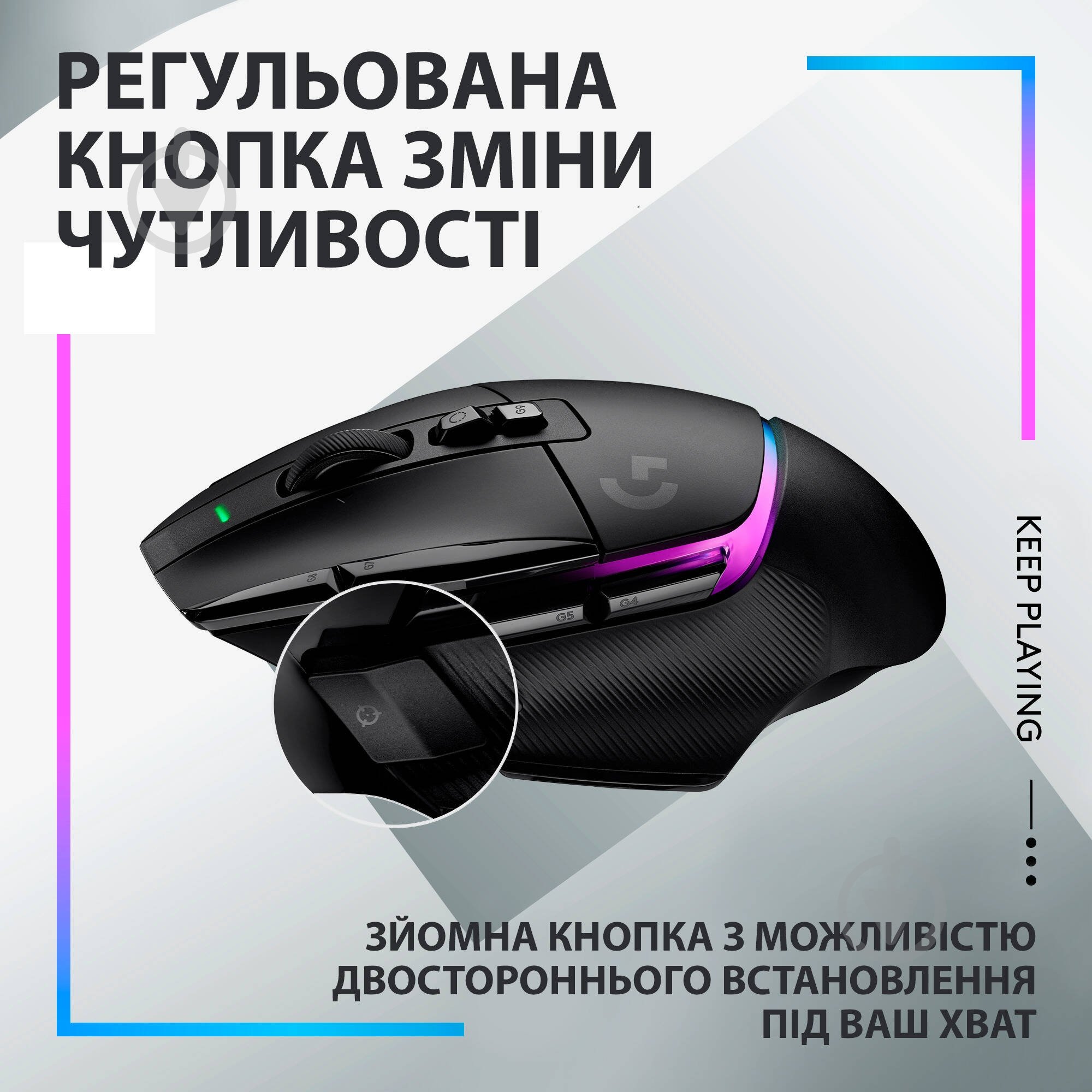 Мышка беспроводная Logitech G502 X Plus black (910-006162) - фото 6