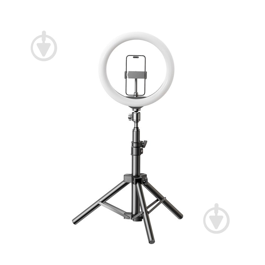 Комплект блогера RTAKO ZJ-ZBT01 Live Streaming Stand with Ring Light and Floor Tripod ABS Black (6942063215400) - фото 1 Комплект блогера RTAKO ZJ-ZBT01 Live Streaming Stand with Ring Light and Floor Tripod ABS Black (6942063215400) - фото 1