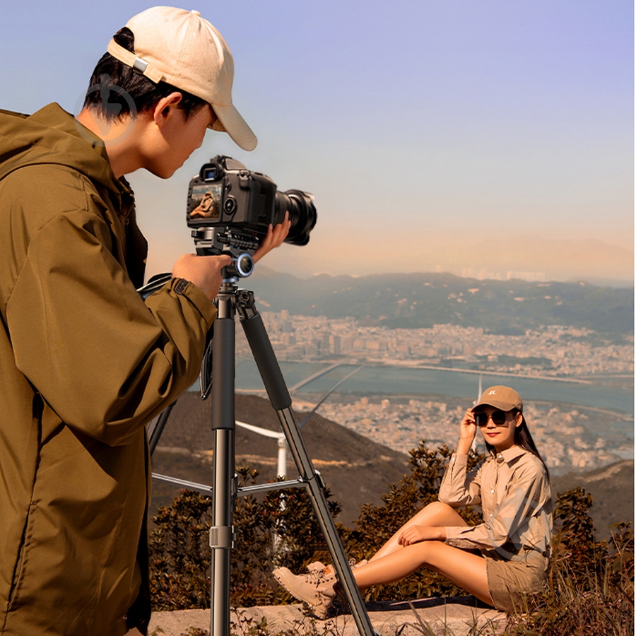 Штатив RTAKO VT-990S Hexagonal Photography Tripod Carbon 1.9 м Black (6942063201724) - фото 2 Штатив RTAKO VT-990S Hexagonal Photography Tripod Carbon 1.9 м Black (6942063201724) - фото 2