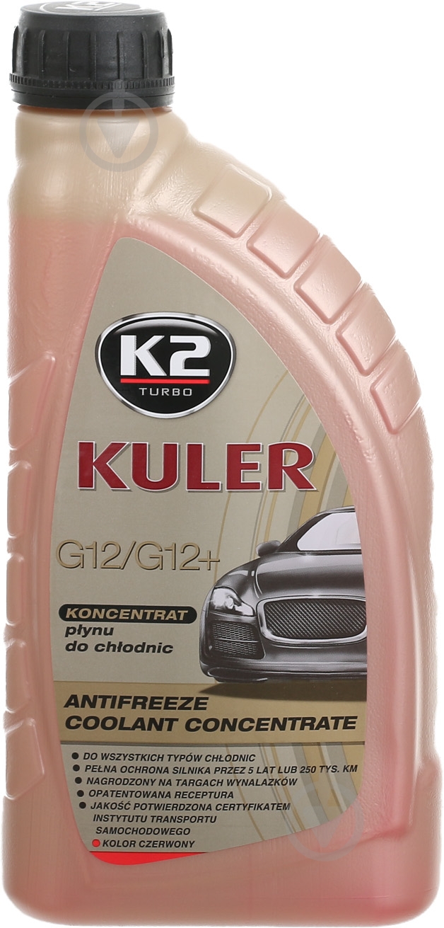 Антифриз K2 KULER концентрат G12+ G12+ концентрат 1 л красный (T211C) - фото 1