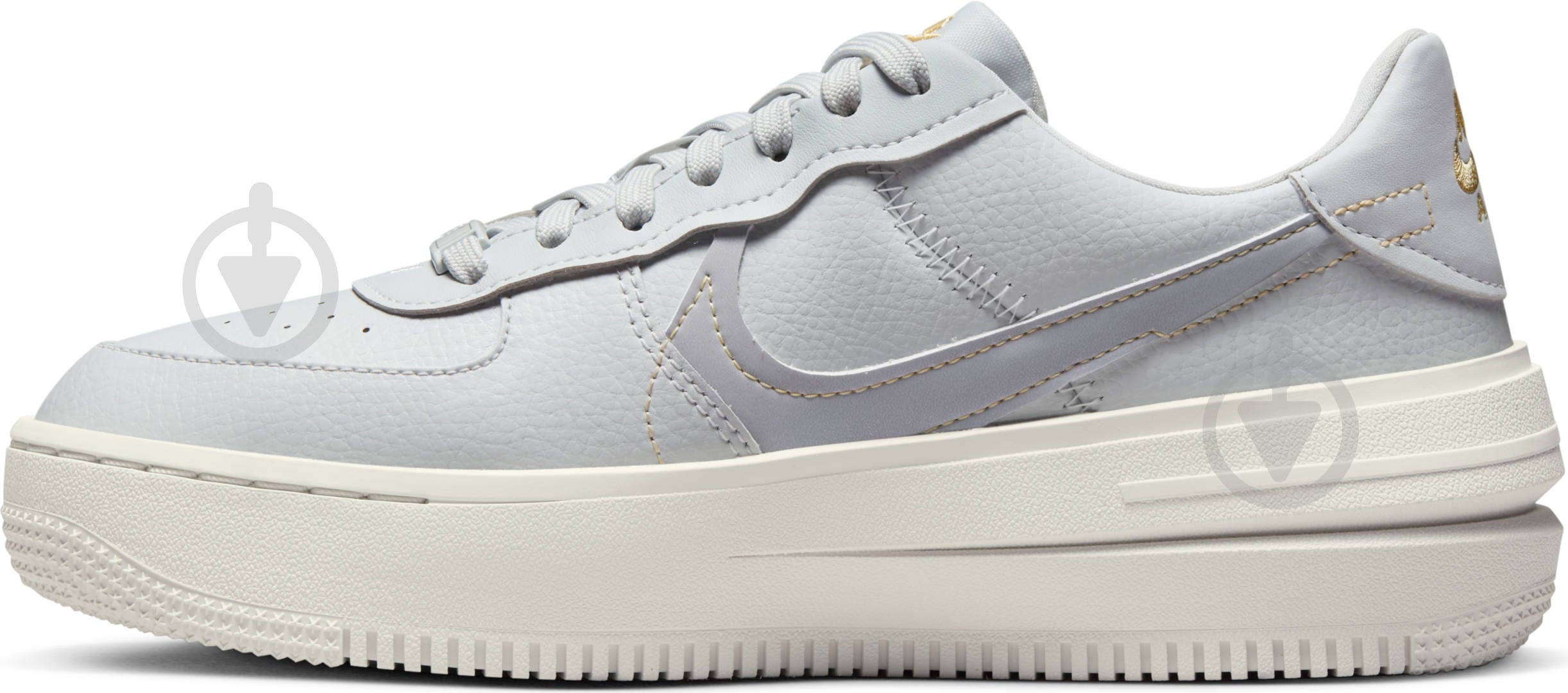 Кроссовки женские демисезонные Nike W AF1 PLT.AF.ORM DJ9946-002 р.38 серые - фото 3