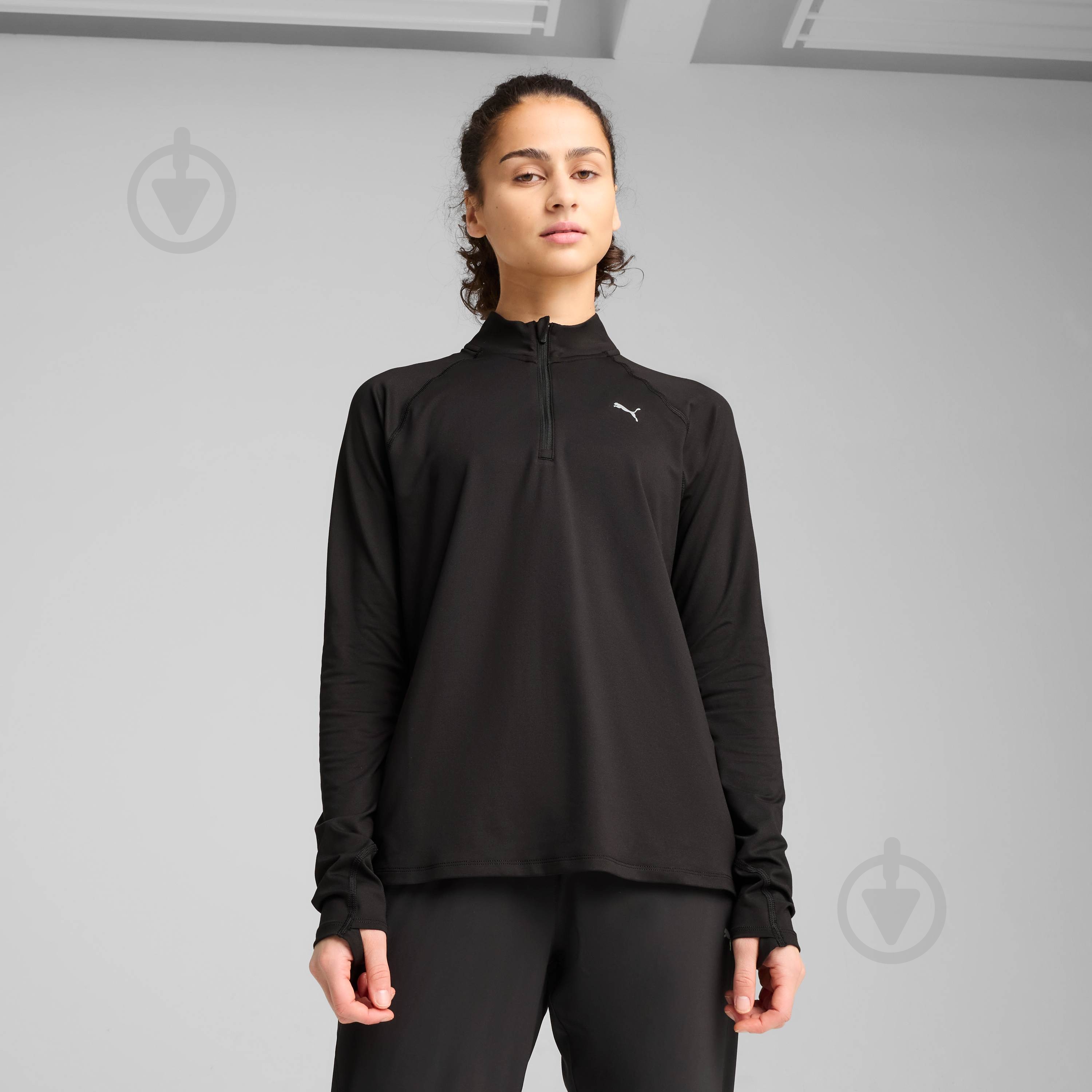 Джемпер Puma W RUN VELOCITY CLOUDSPUN 1/4 ZIP 52665001 р.L черный - фото 1 Джемпер Puma W RUN VELOCITY CLOUDSPUN 1/4 ZIP 52665001 р.L черный - фото 1