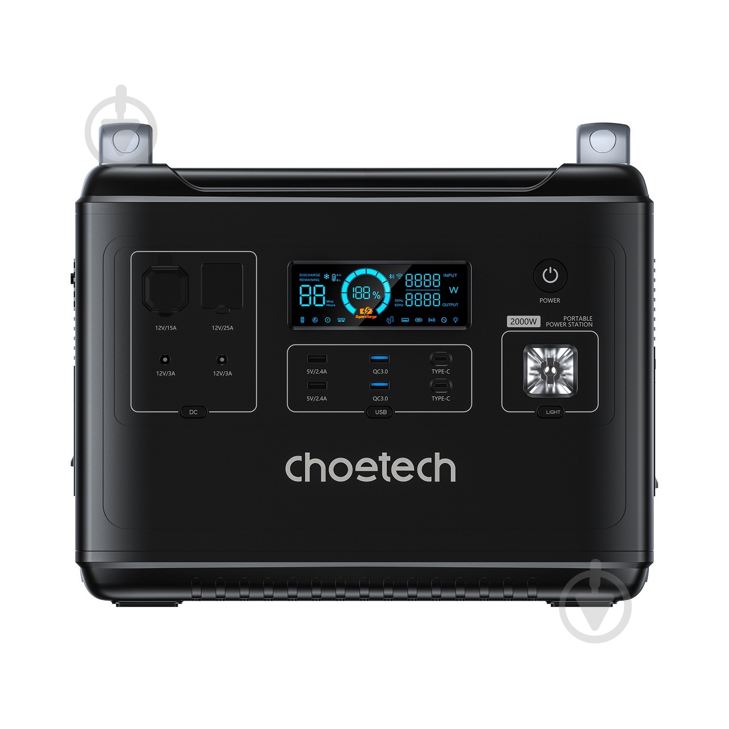 Зарядна станція Choetech BS006-EU-BK (1997 Вт·год) - фото 1