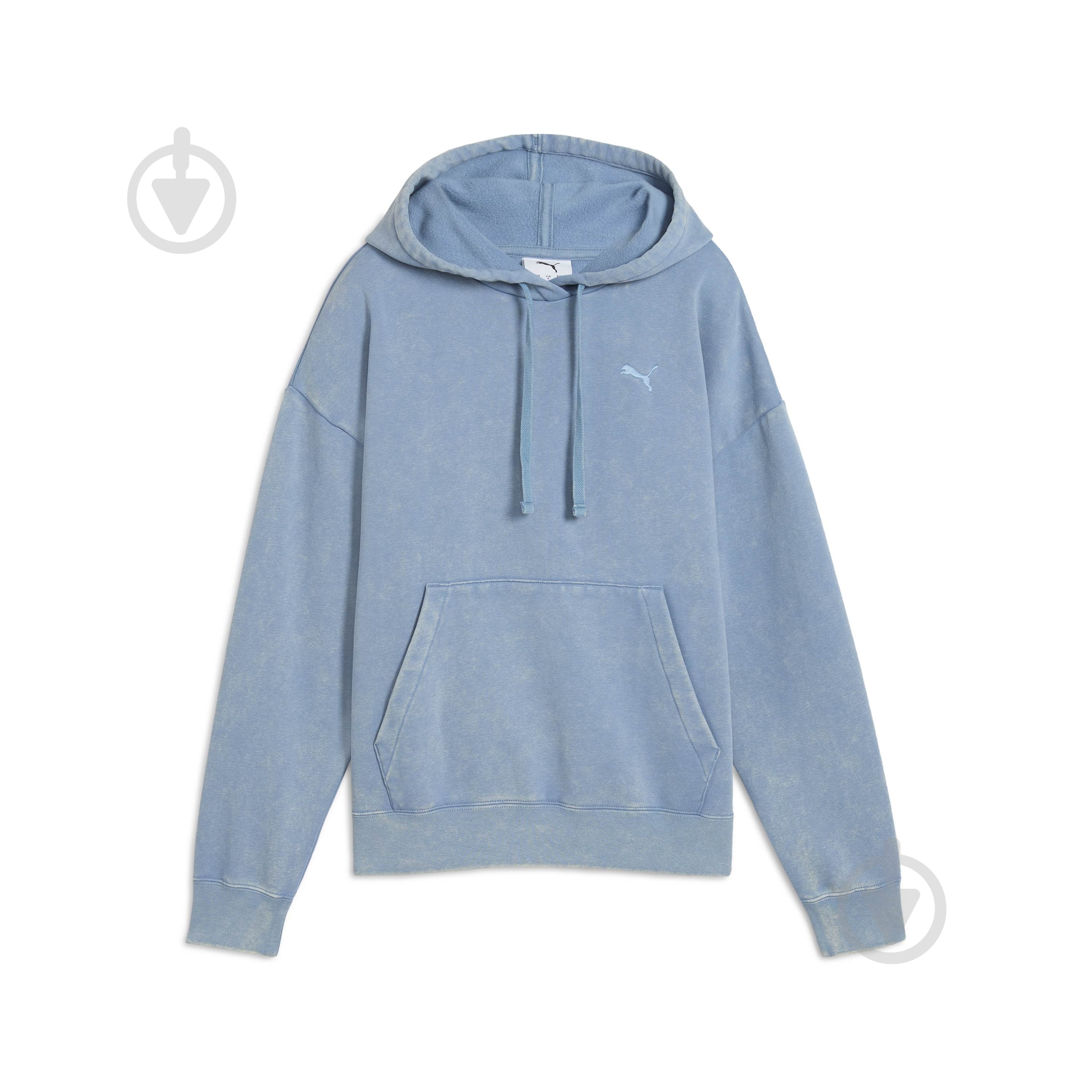 Джемпер Puma ESS ELEVATED Relaxed Wash Hoodie FL 68810334 р.L синій - фото 1 Джемпер Puma ESS ELEVATED Relaxed Wash Hoodie FL 68810334 р.L синій - фото 1