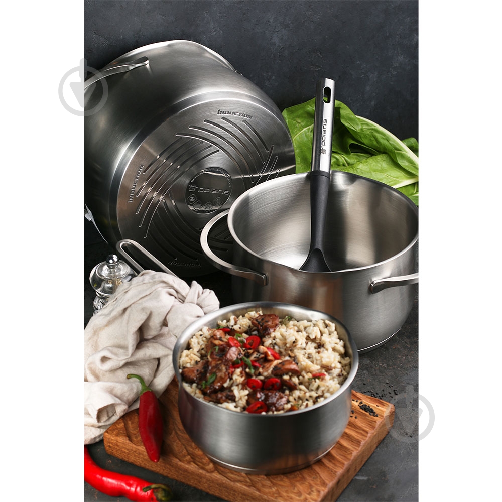 Кастрюля с крышкой Polaris Solid-20C - фото 8 Кастрюля с крышкой Polaris Solid-20C - фото 8