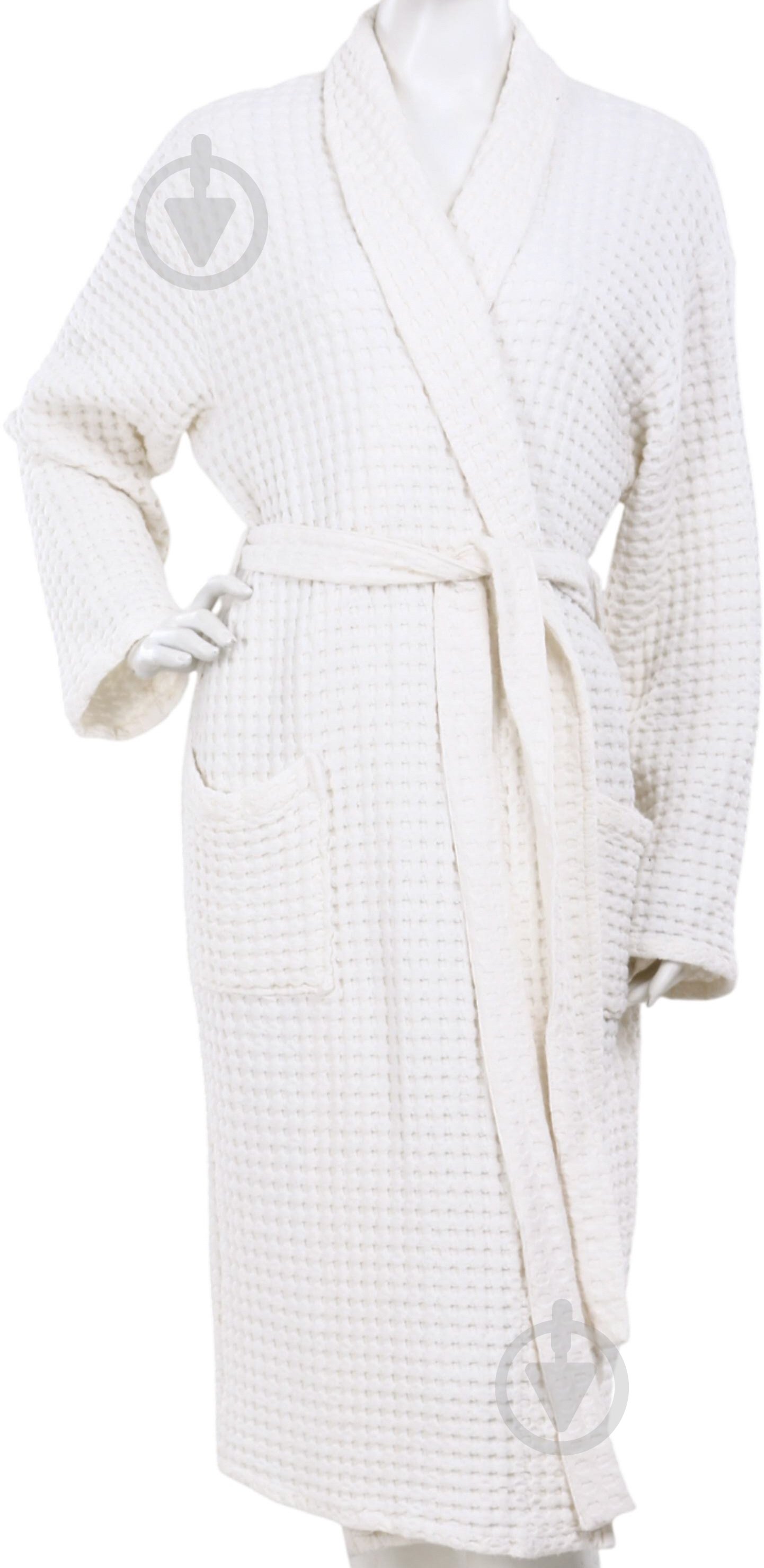 Халат Ярослав вафельний 3Д Ф-499 р. 48-50 білий 54300 - фото 1 Халат Ярослав вафельний 3Д Ф-499 р. 48-50 білий 54300 - фото 1