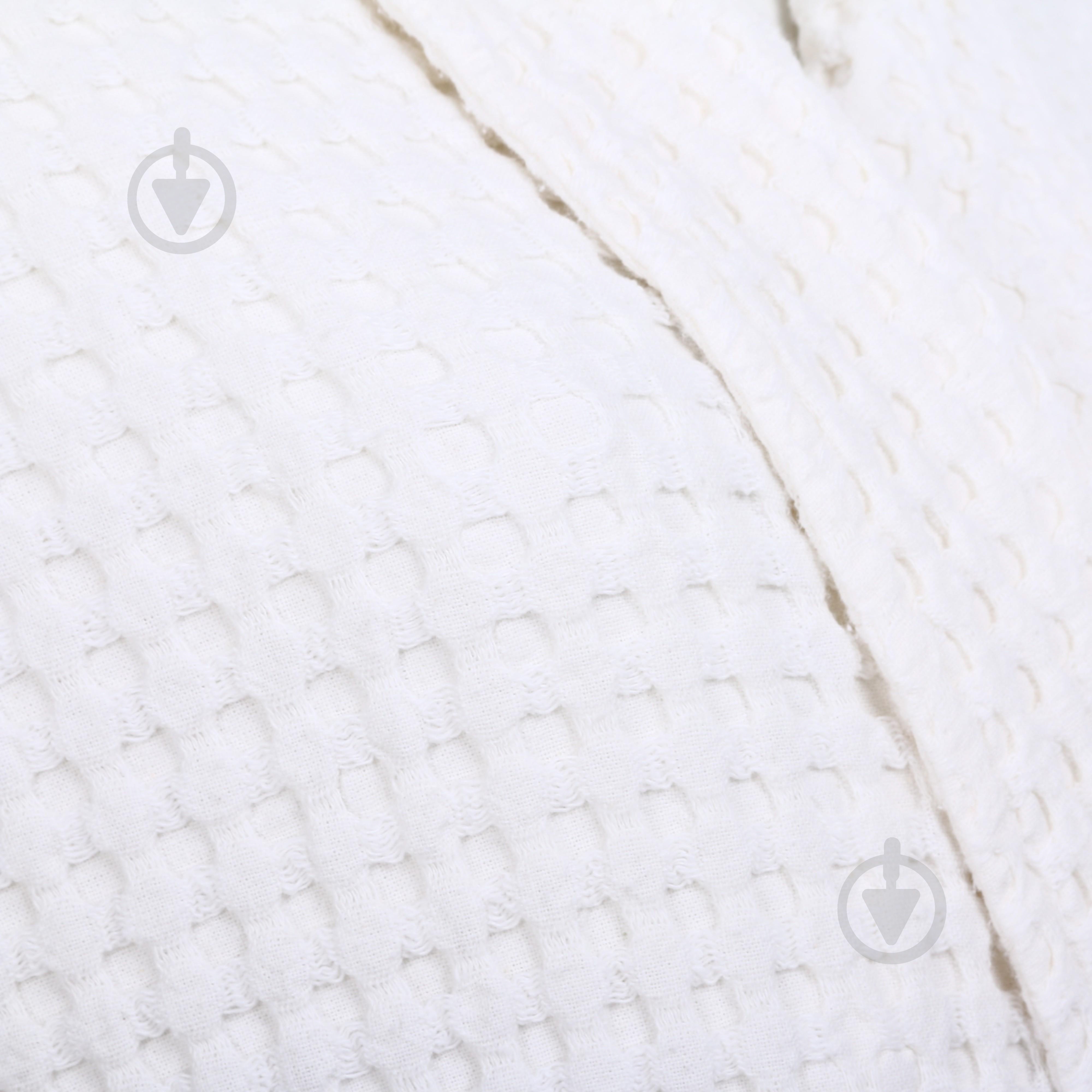 Халат Ярослав вафельний 3Д Ф-499 р. 48-50 білий 54300 - фото 3 Халат Ярослав вафельний 3Д Ф-499 р. 48-50 білий 54300 - фото 3