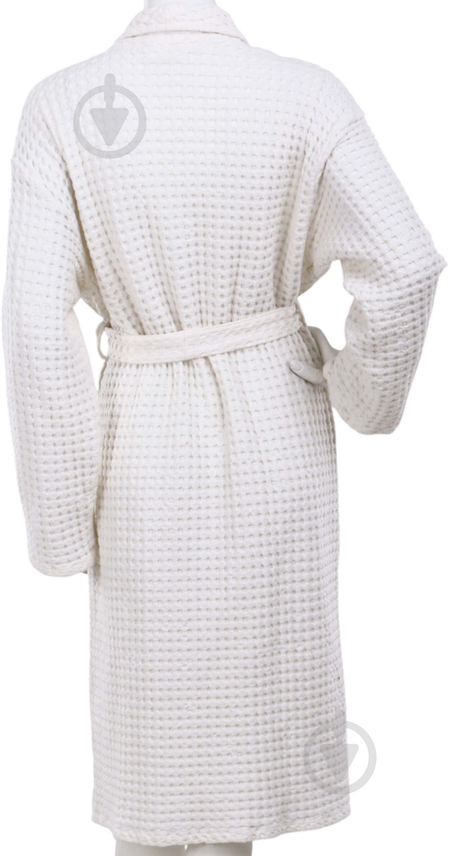 Халат Ярослав вафельний 3Д Ф-499 р. 48-50 білий 54300 - фото 4 Халат Ярослав вафельний 3Д Ф-499 р. 48-50 білий 54300 - фото 4