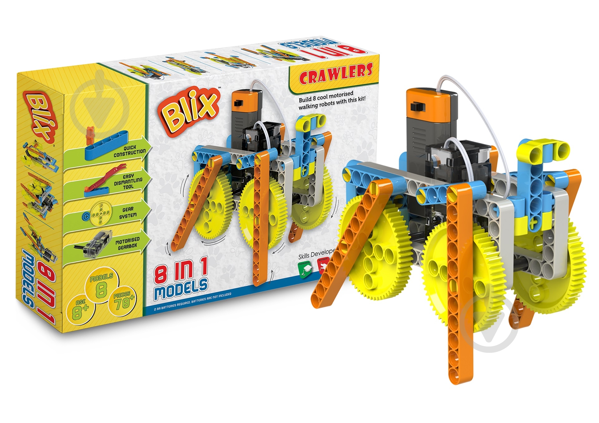 Конструктор Zephyr с моторчиком "BLIX" Ходячий робот 6029 - фото 1