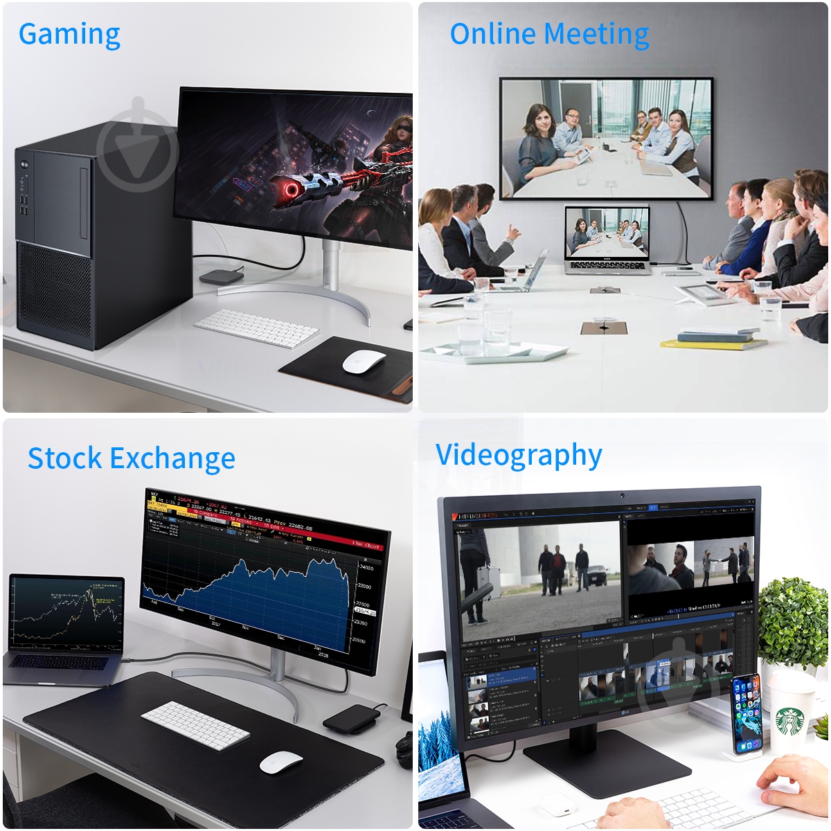 Кабель Choetech XDD01-BK DisplayPort V1.4 8K 60Hz 2 м чорний (XDD01-BK) - фото 8 Кабель Choetech XDD01-BK DisplayPort V1.4 8K 60Hz 2 м чорний (XDD01-BK) - фото 8