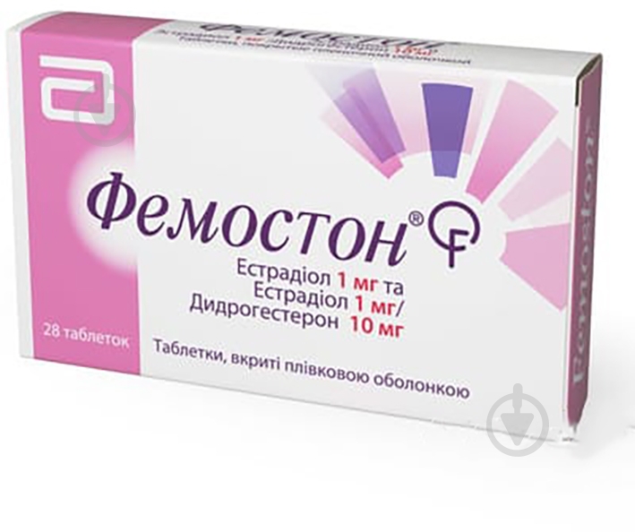 Фемостон Abbott Biologicals B.V. 1 мг/10 мг №56 28 шт. - фото 1