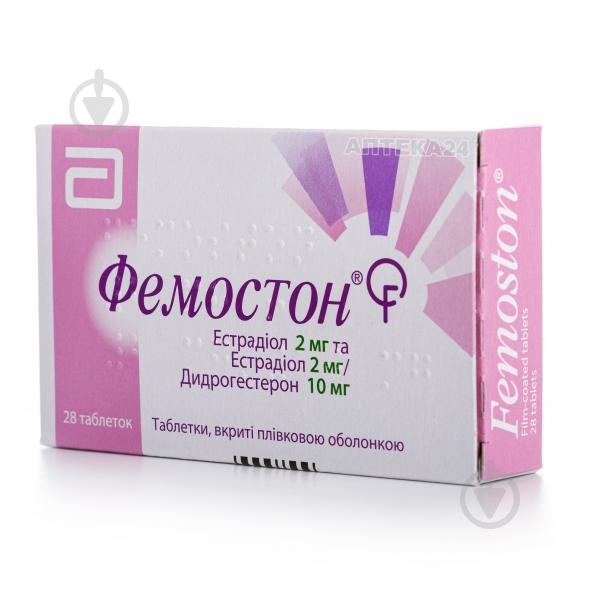 Фемостон Abbott Biologicals B.V. 2 мг + 10 мг 28 шт. - фото 1