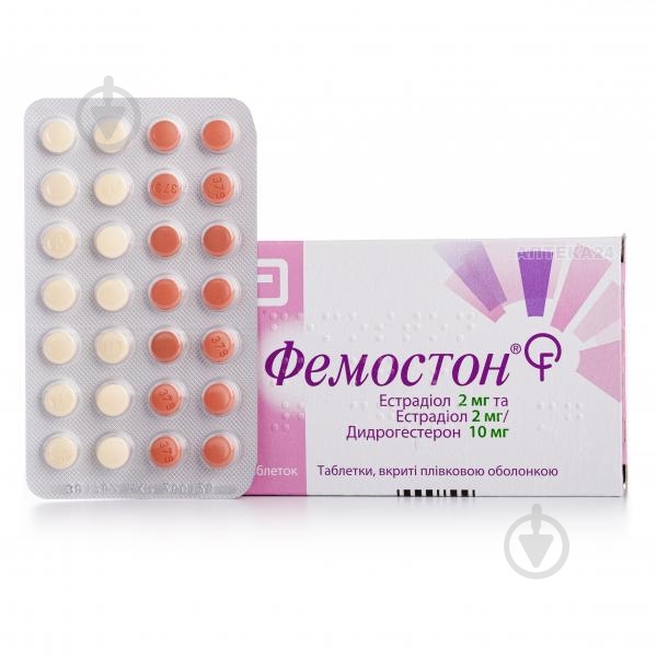 Фемостон Abbott Biologicals B.V. 2 мг + 10 мг 28 шт. - фото 2