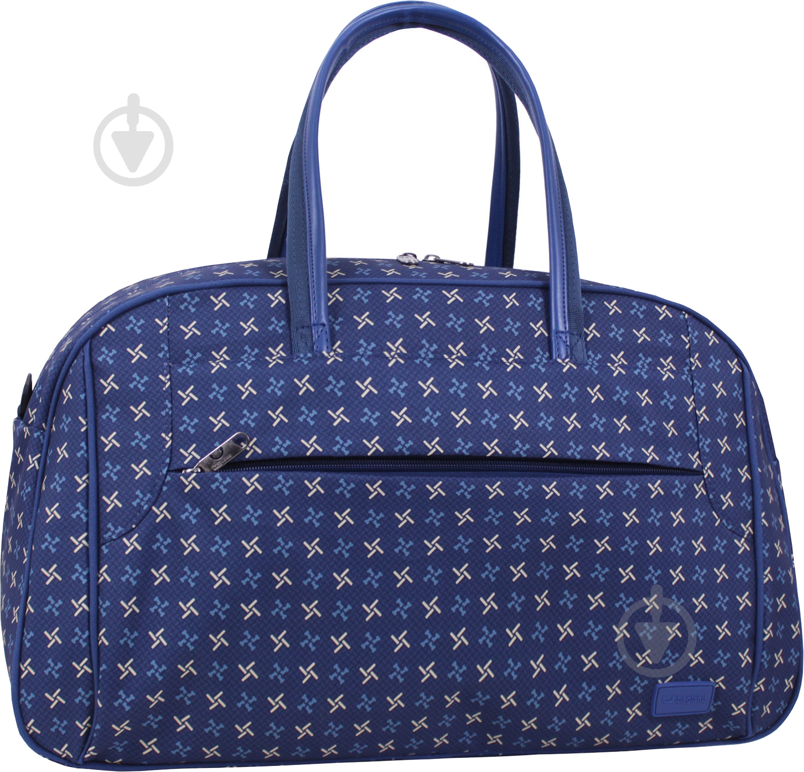 Сумка Bagland Тунис синий с рисунком - фото 1 Сумка Bagland Тунис синий с рисунком - фото 1