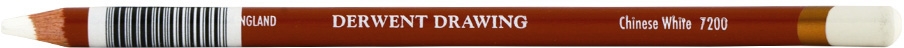 Карандаш белый китайский 7200 Derwent - фото 1