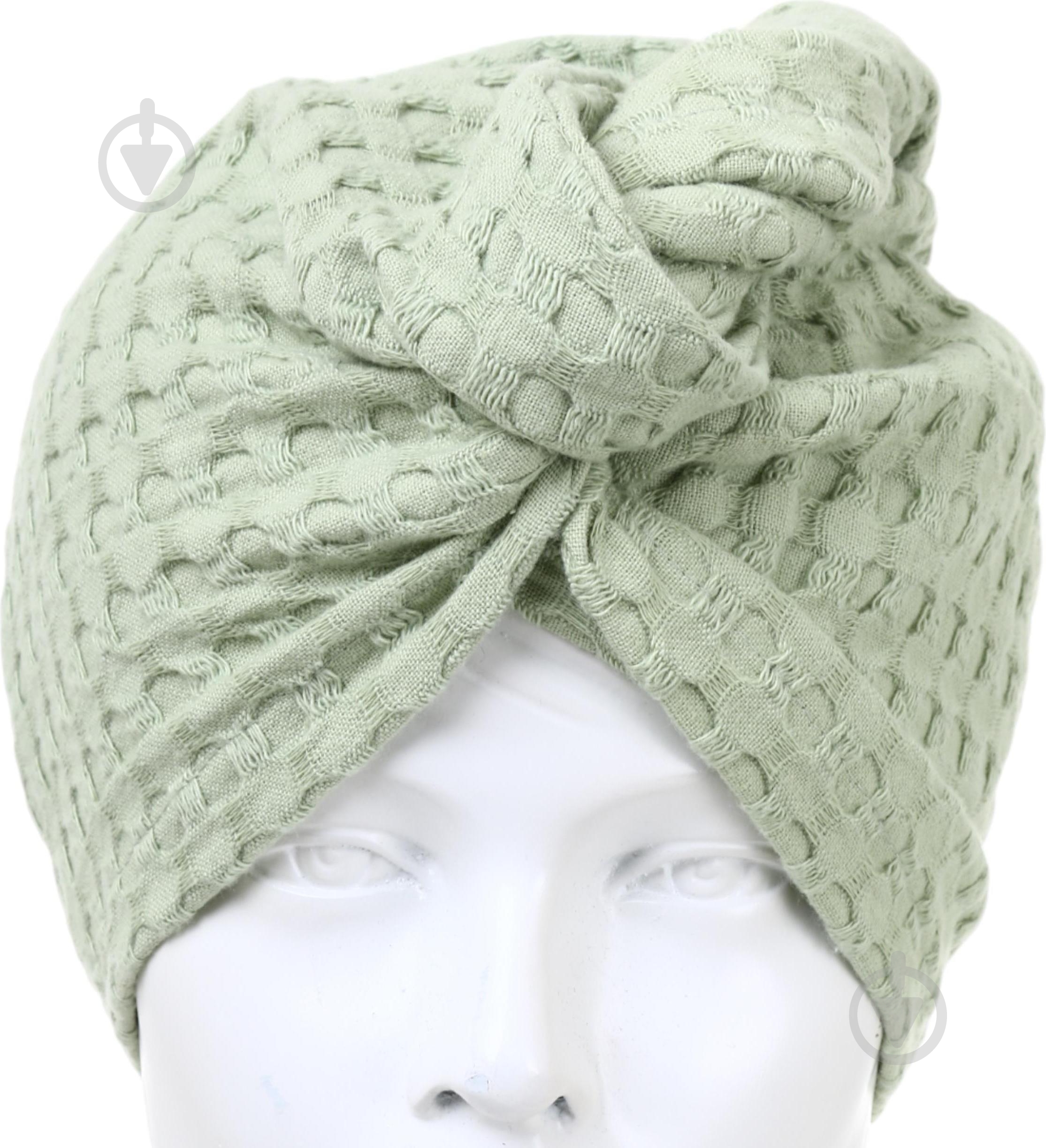 Чалма 3D Ф-133/1 вафельна оливковий Ярослав - фото 2 Чалма 3D Ф-133/1 вафельна оливковий Ярослав - фото 2