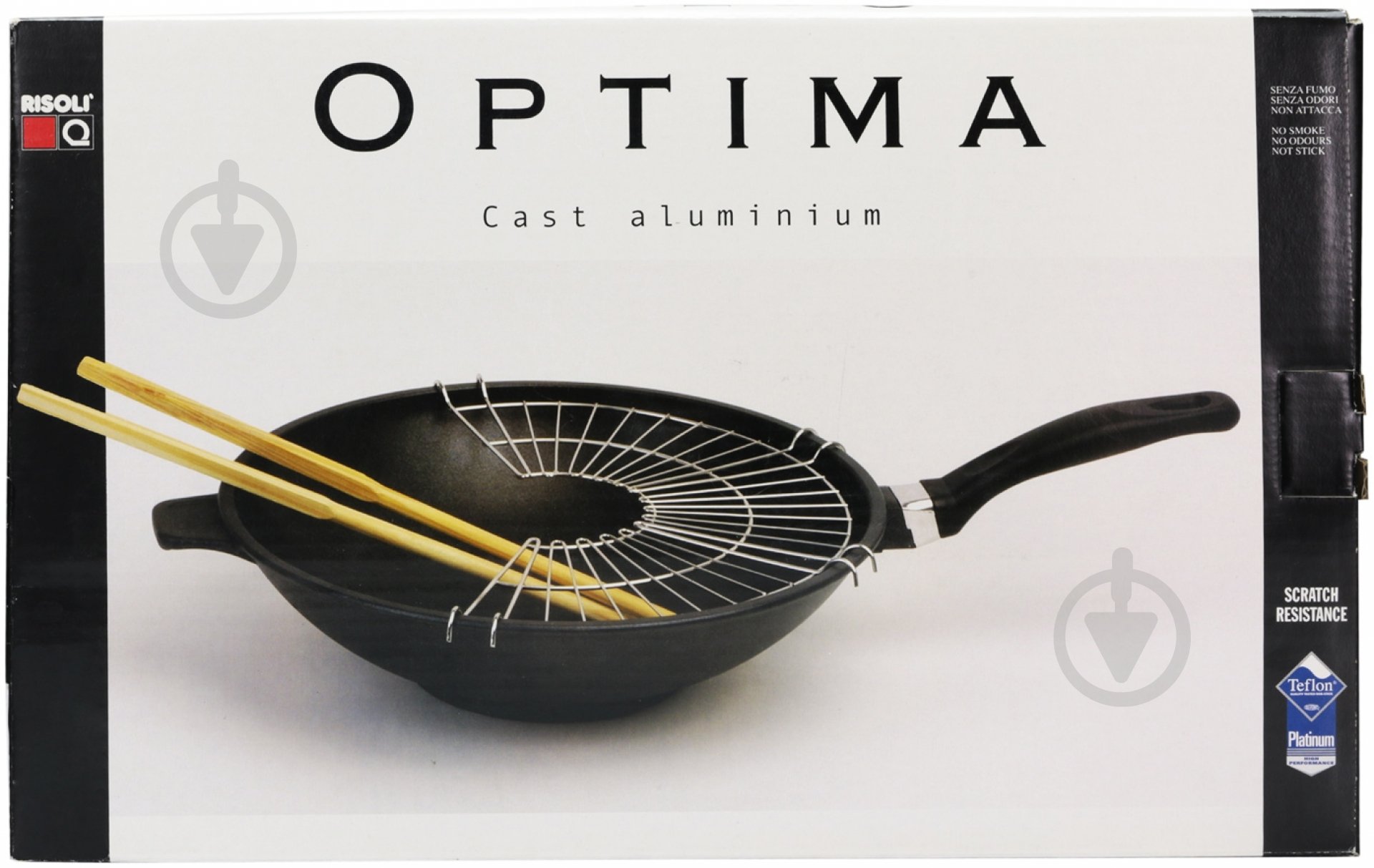 Сковорода wok Risoli Explora 32 см 00080G/32TP0 - фото 2