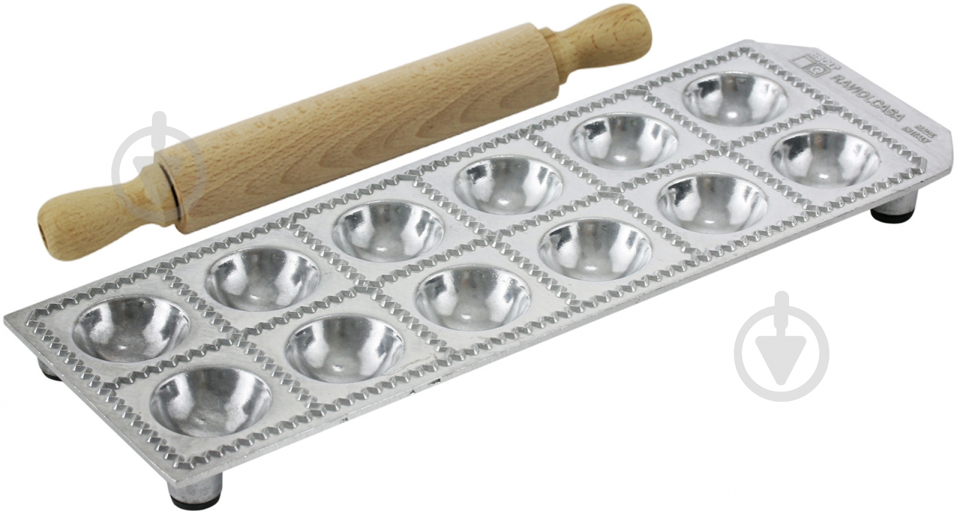 Форма для равиоли Risoli на 12 равиоли со скалкой - фото 1