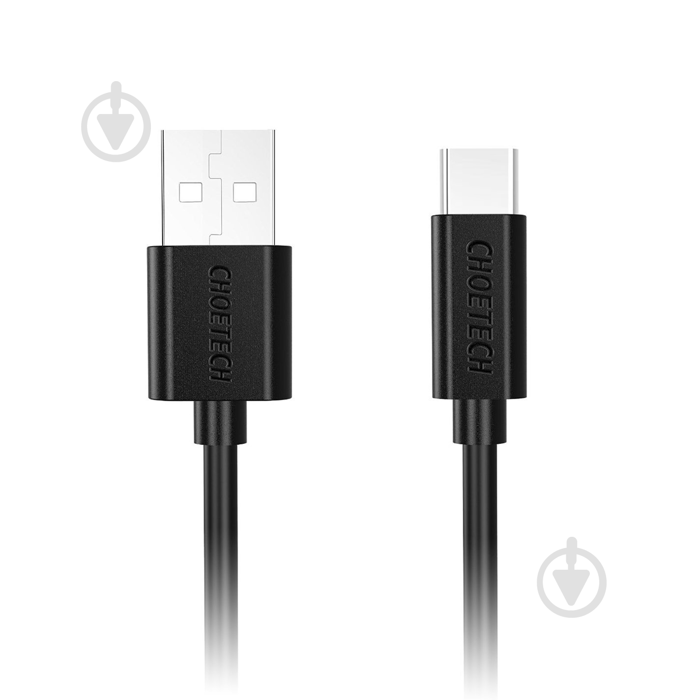 Кабель Choetech AC0002, USB 2.0, USB-C/USB-C 1 м black (AC0002) - фото 1