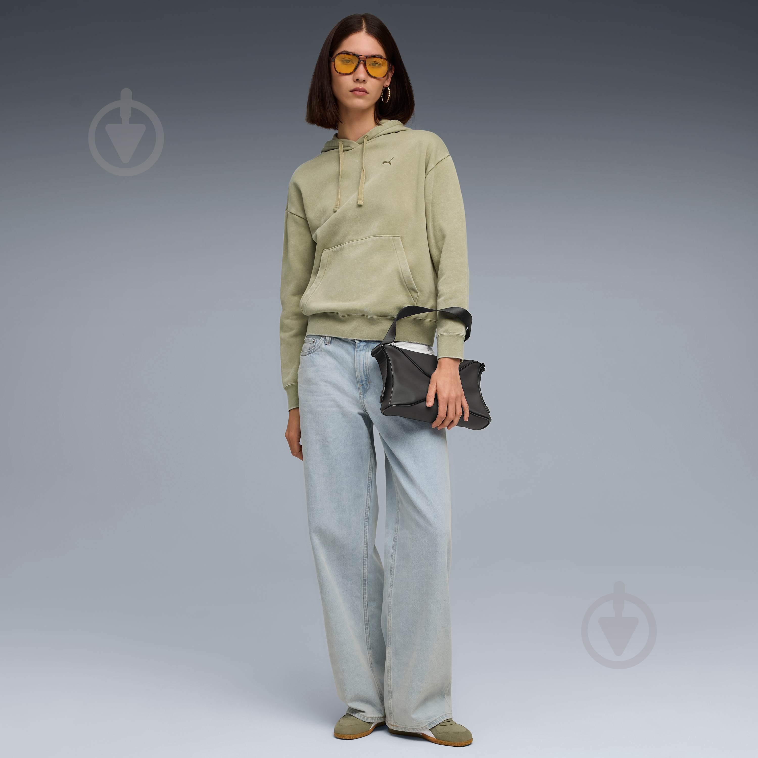 Джемпер Puma ESS ELEVATED Relaxed Wash Hoodie FL 68810382 р.M зеленый - фото 3 Джемпер Puma ESS ELEVATED Relaxed Wash Hoodie FL 68810382 р.M зеленый - фото 3