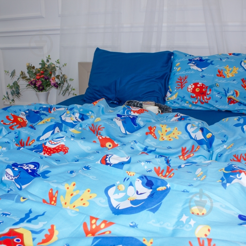 Наволочка сатин 22-1314 Cerulean 50x70 см мульти MirSon - фото 2 Наволочка сатин 22-1314 Cerulean 50x70 см мульти MirSon - фото 2