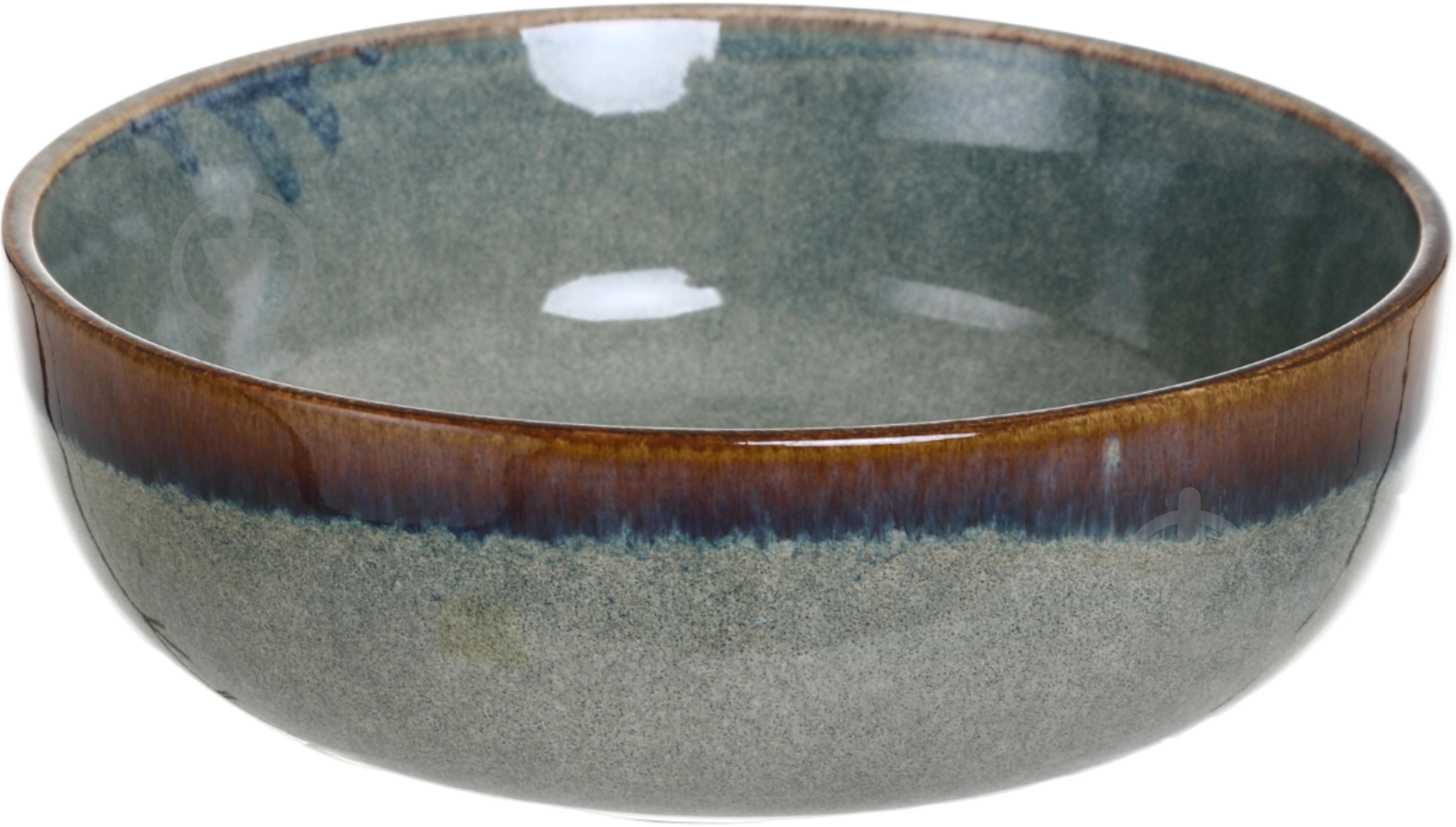 Салатник Fiora Gaia 16 см 800 мл зелена - фото 1 Салатник Fiora Gaia 16 см 800 мл зелена - фото 1