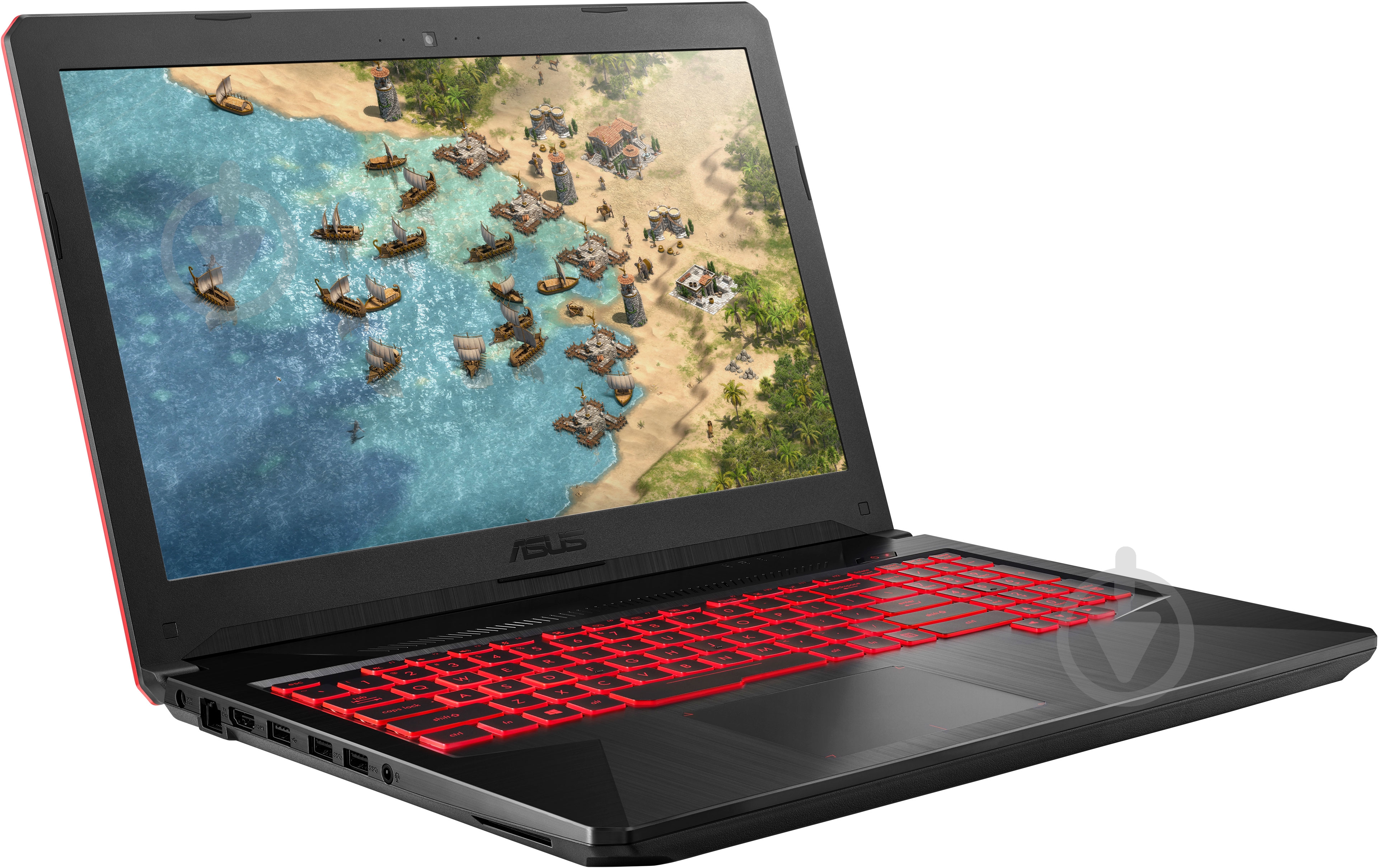 Ноутбук Asus FX504GE-E4073T 15.6" (90NR00I3-M00850) black - фото 2