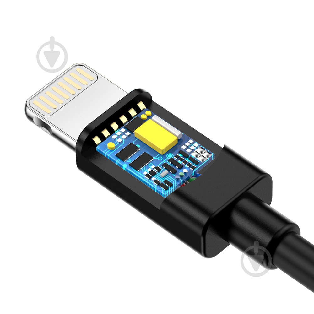 Кабель Choetech IP0027-BK USB-А/Lightning MFI 1,8 м черный (IP0027-BK) - фото 4 Кабель Choetech IP0027-BK USB-А/Lightning MFI 1,8 м черный (IP0027-BK) - фото 4