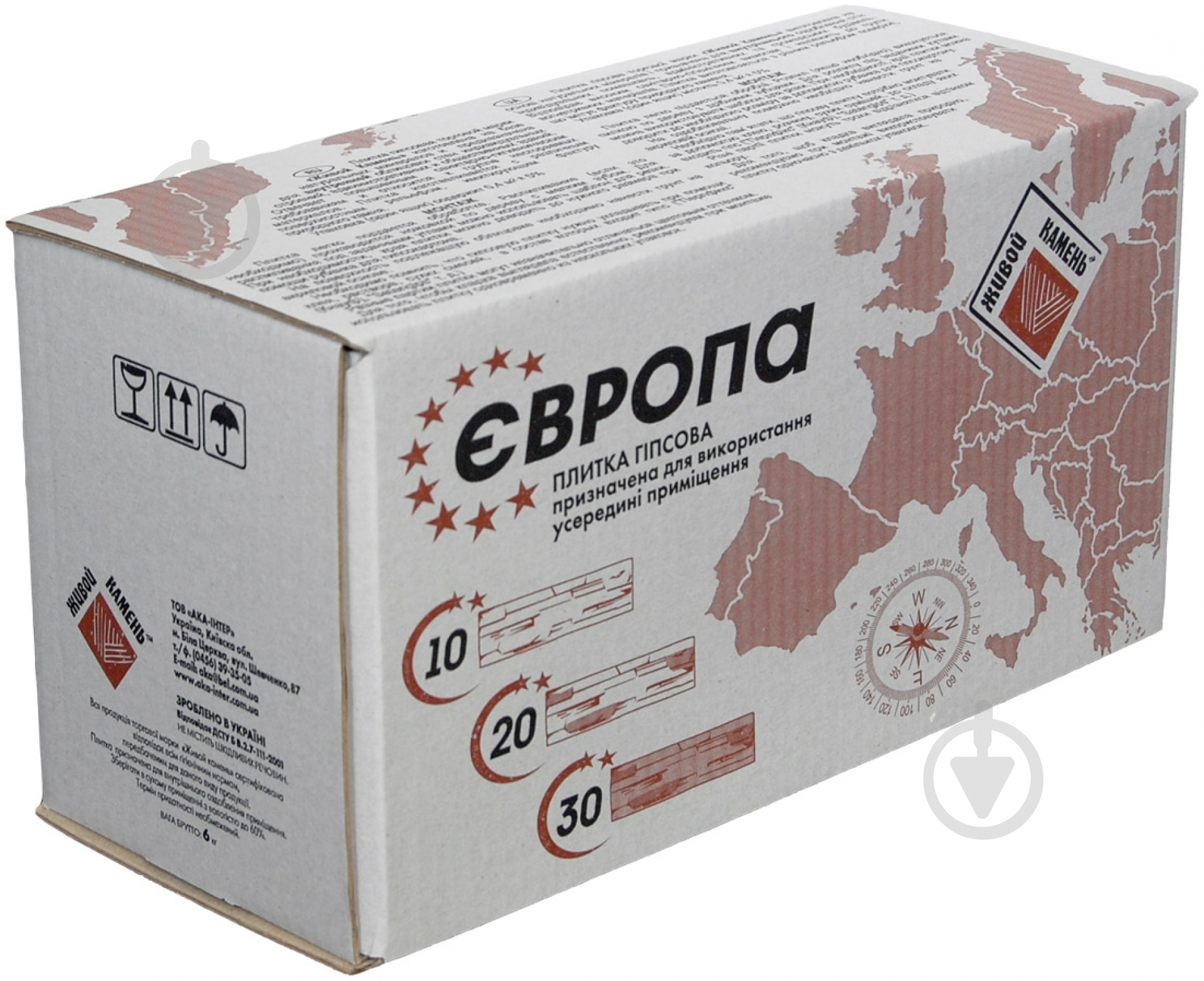 Плитка гипсовая уголок Живой камень Европа 20 1,2 пог.м - фото 4